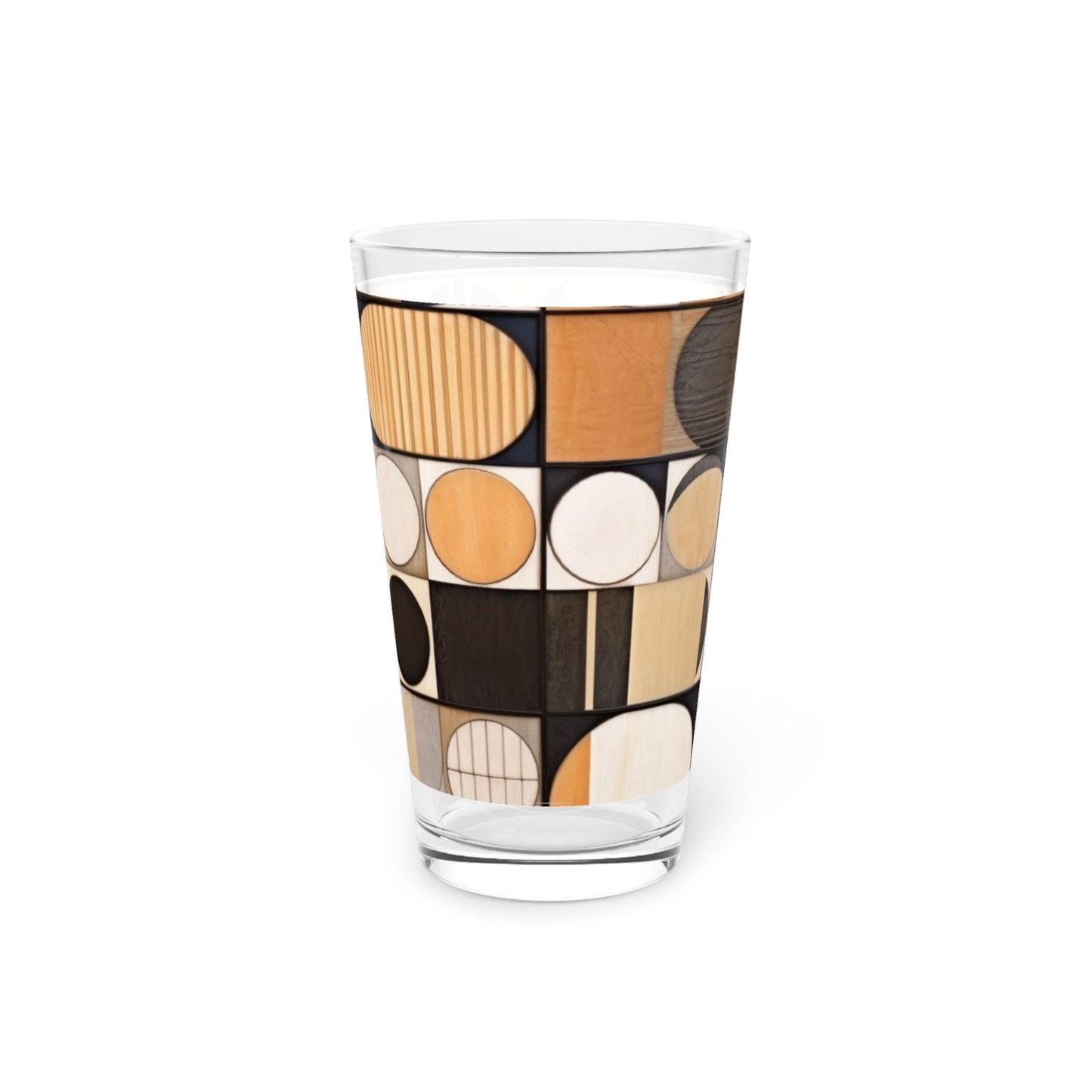Circular Mosaic: Pint Glass