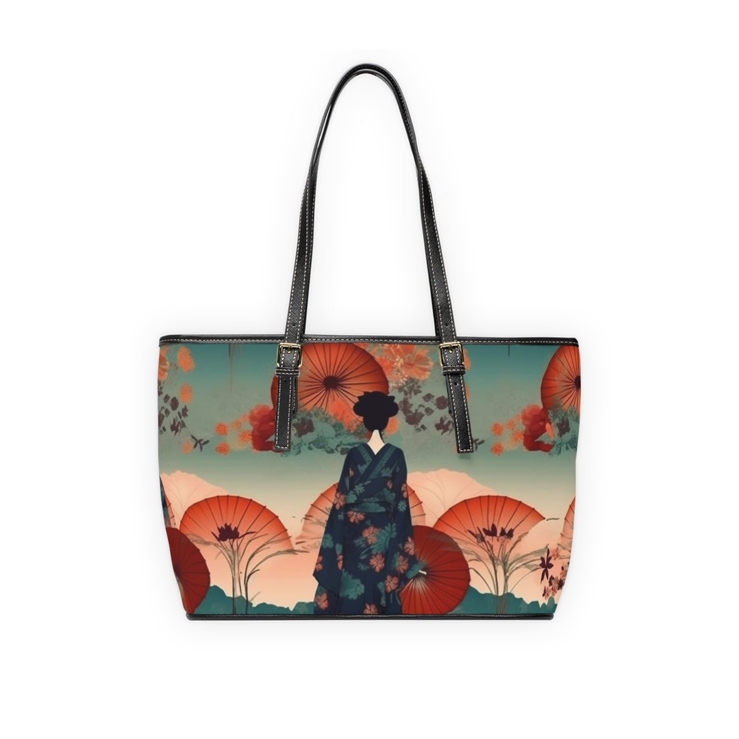 Fashionable Kimono-Inspired PU Leather Shoulder Bag: Unleash Your Style