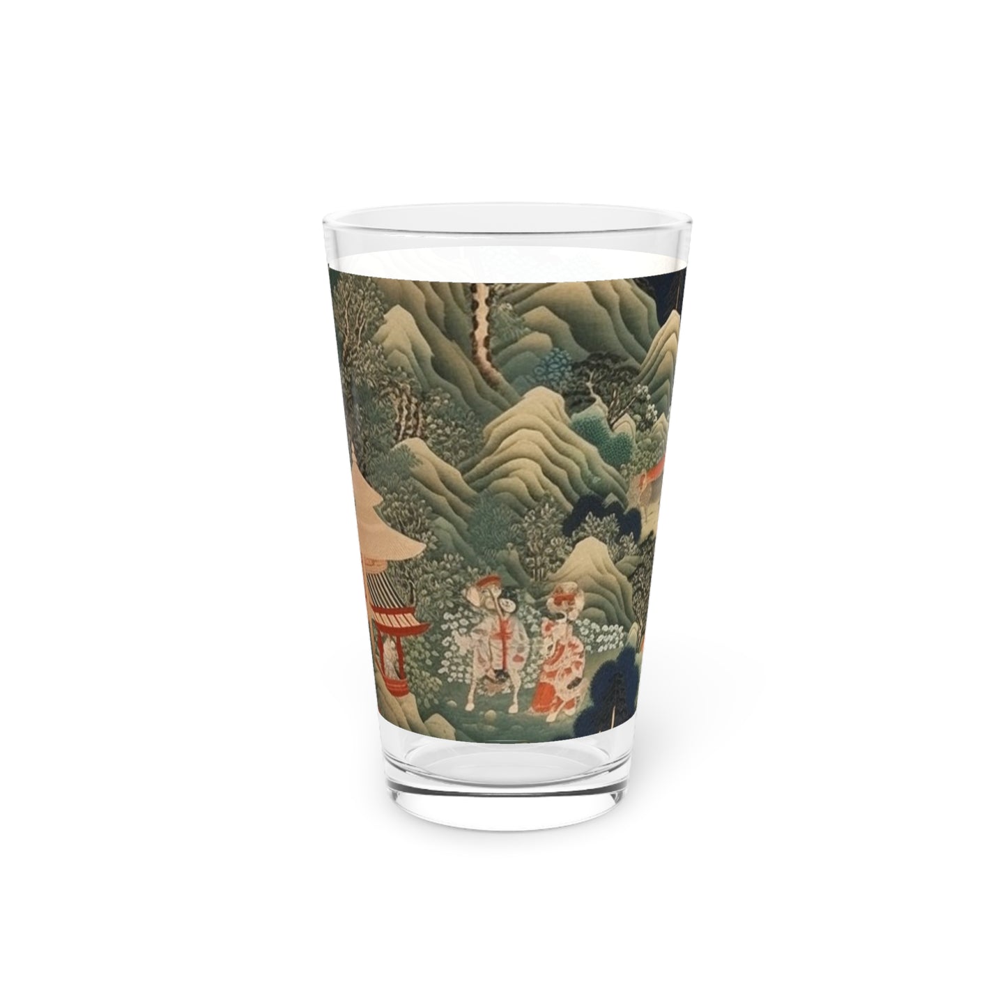 Japanese Tapestry Pint Glass