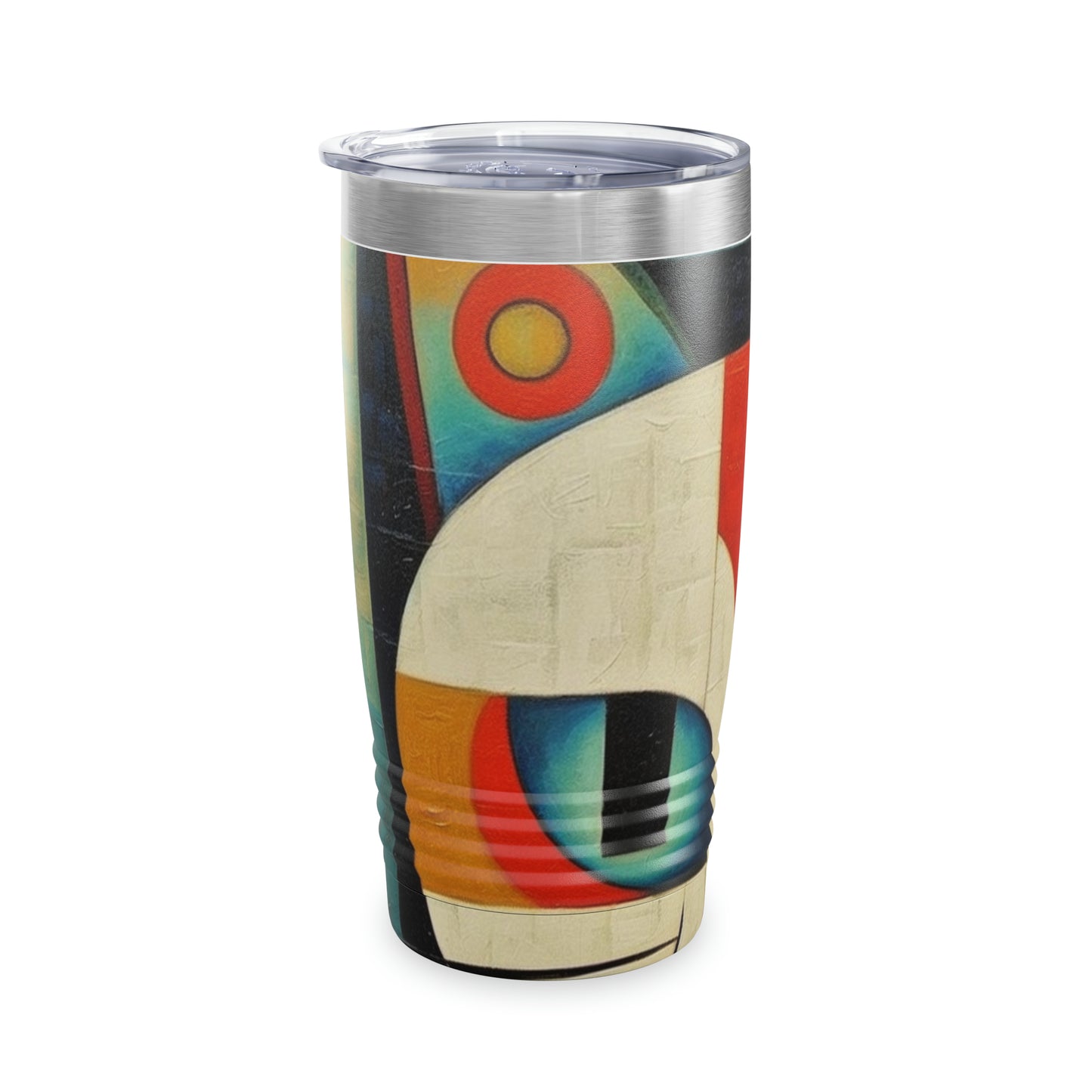 Artistic Vintage Vibes: Picasso-Inspired Midcentury Modern Ringneck Tumbler for Retro Fashion