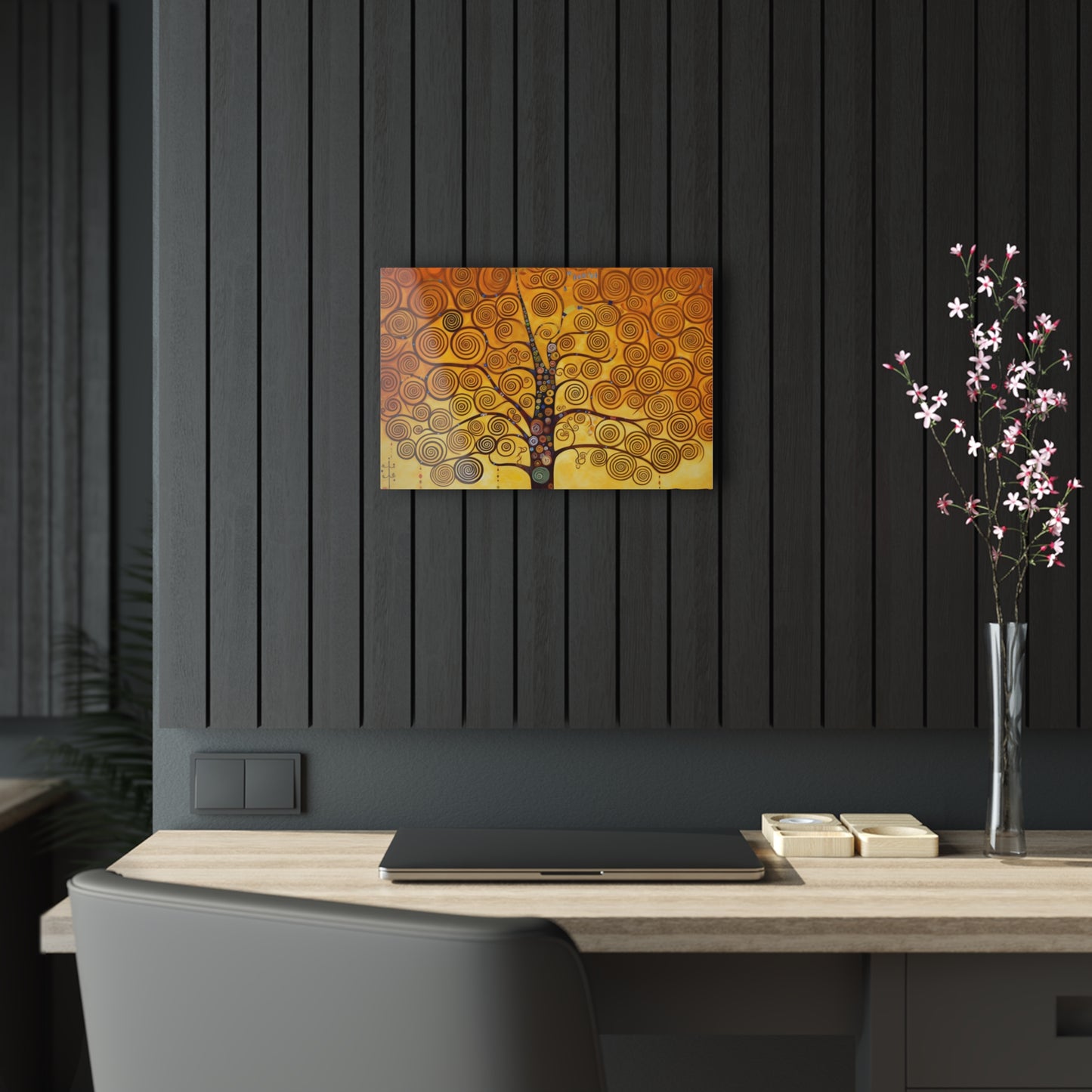 Symbolic Harmony: Gustav Klimt Tree of Life Acrylic Prints, Embrace Artistic Elegance