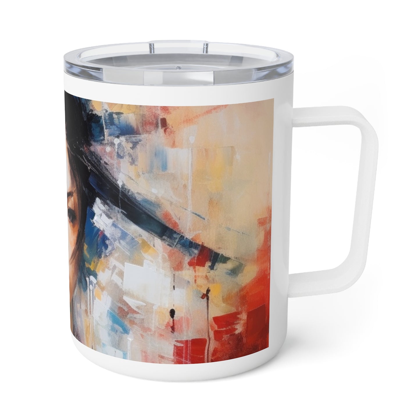Geisha-Inspired Abstract Art: A Fusion of Beauty