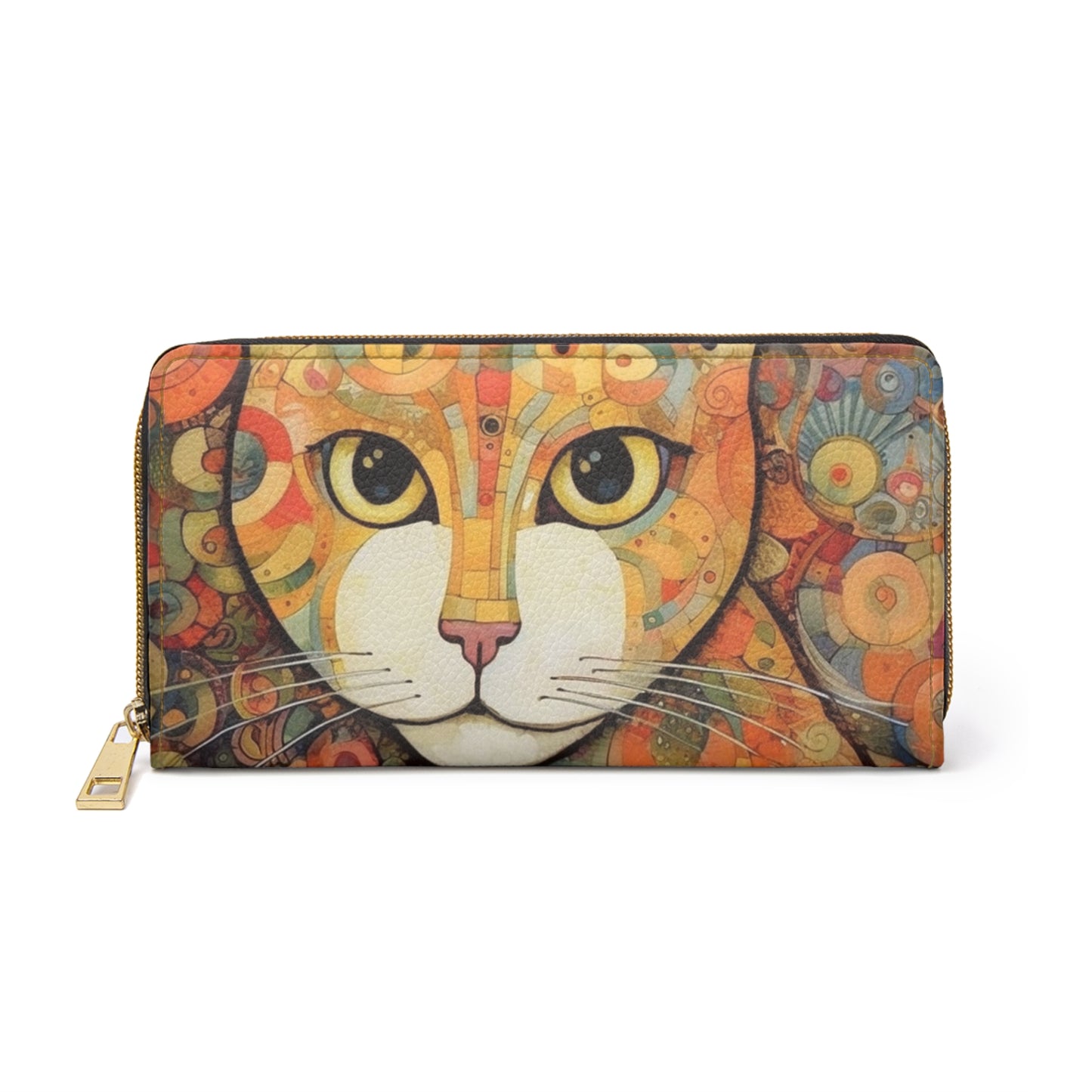 Art Nouveau Revival: Klimt-Inspired Zipper Wallet