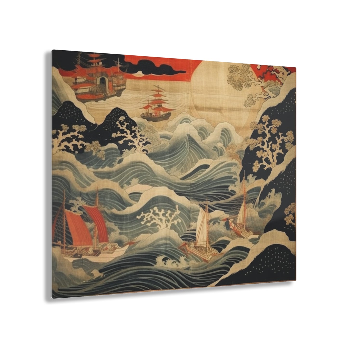 Artistic Fusion - Japanese Tapestry Meets the Perfect Acrylic Prints