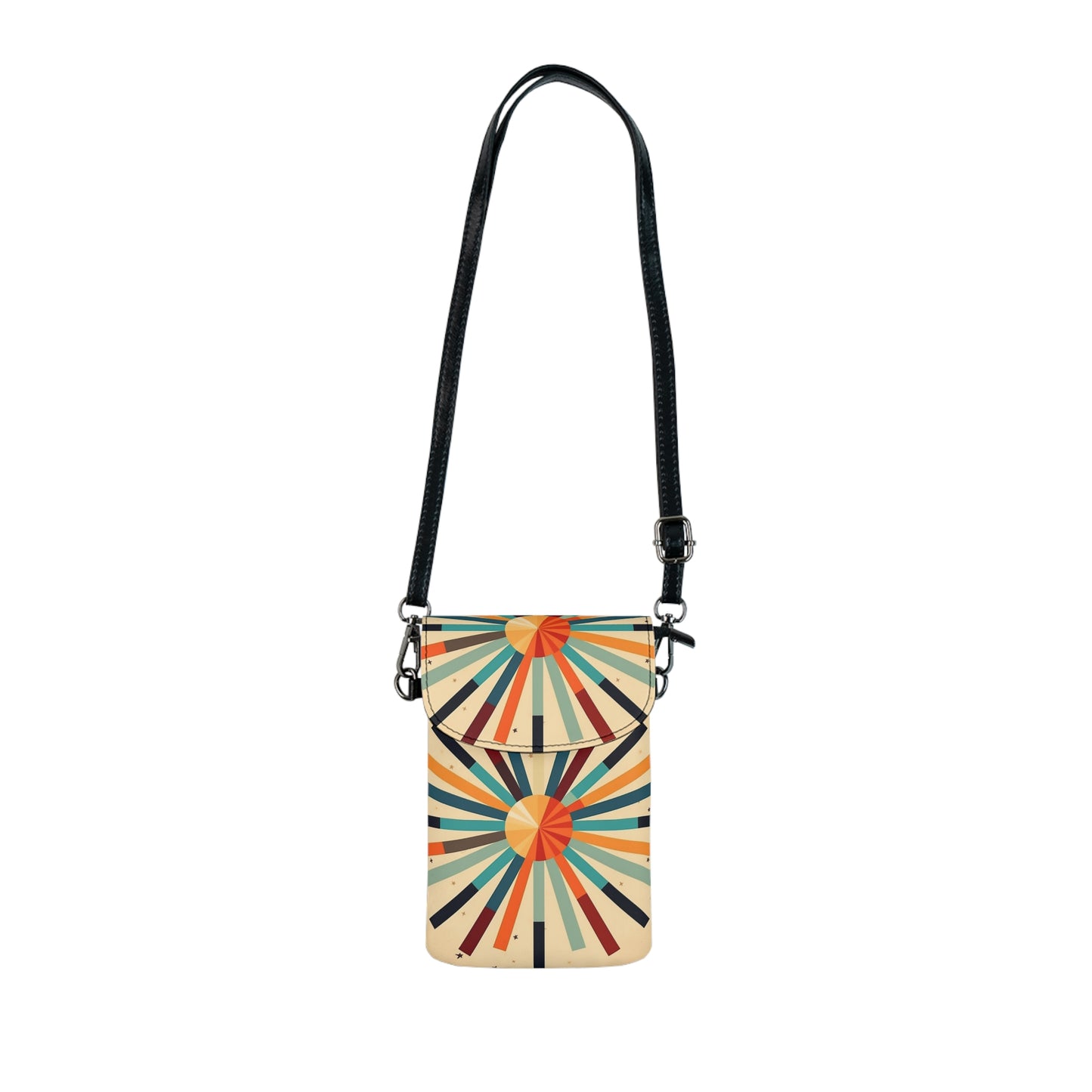 Vintage Fashion Revival: Starburst Candy Colored Cell Phone Wallet for Nostalgic Charm