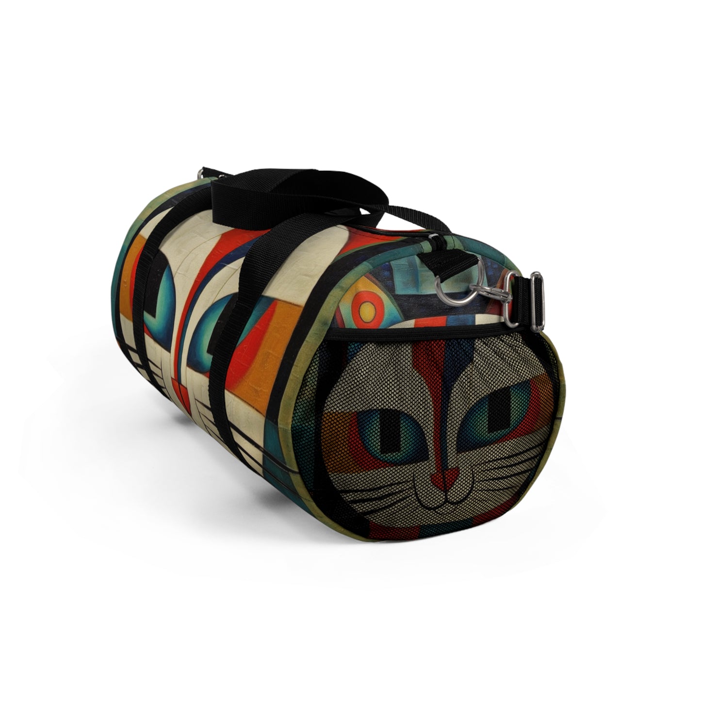 Artistic Vintage Vibes: Picasso-Inspired Midcentury Modern Duffel Bag for Retro Fashion