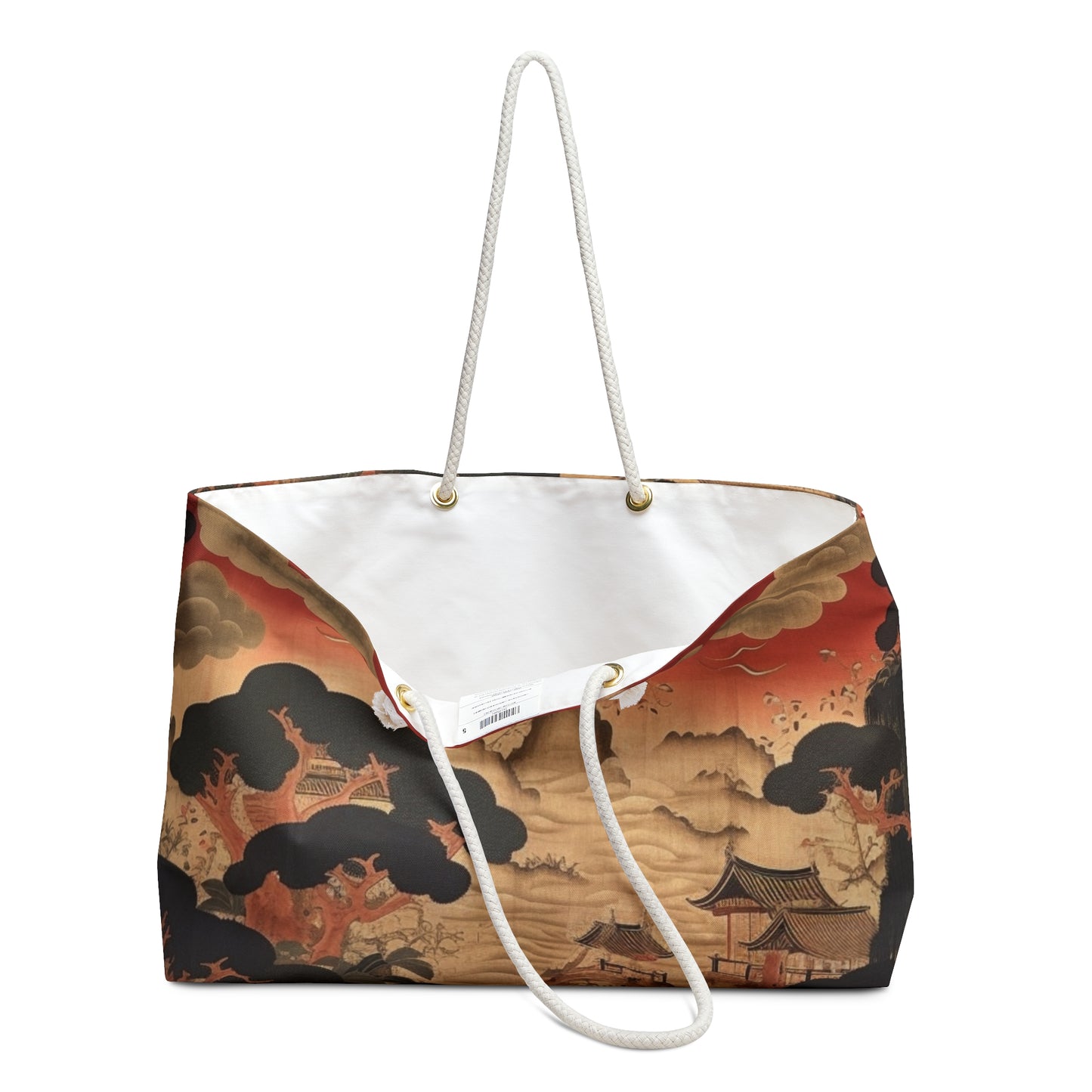 Custom Japanese Tapestry Weekender Bag: Your Personalized Artistic Statement