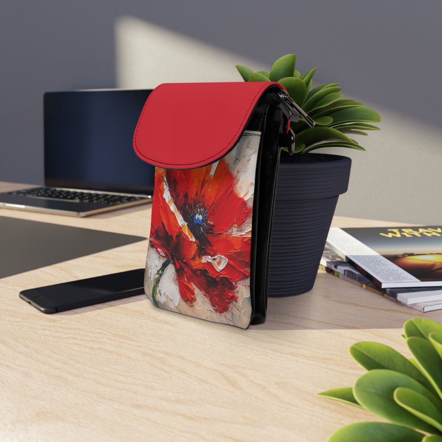 Unleash Your Creativity with Poppy Small Cell Phone Wallet: A Blossoming Artistic Journey