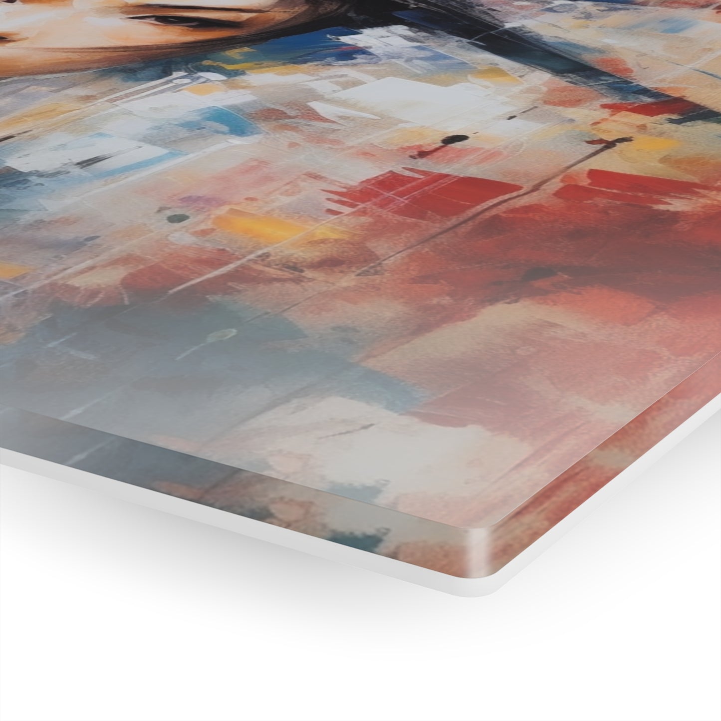 Abstract Geisha Art Acrylic Prints: Captivating Brushstrokes in a Japanese Aesthetic
