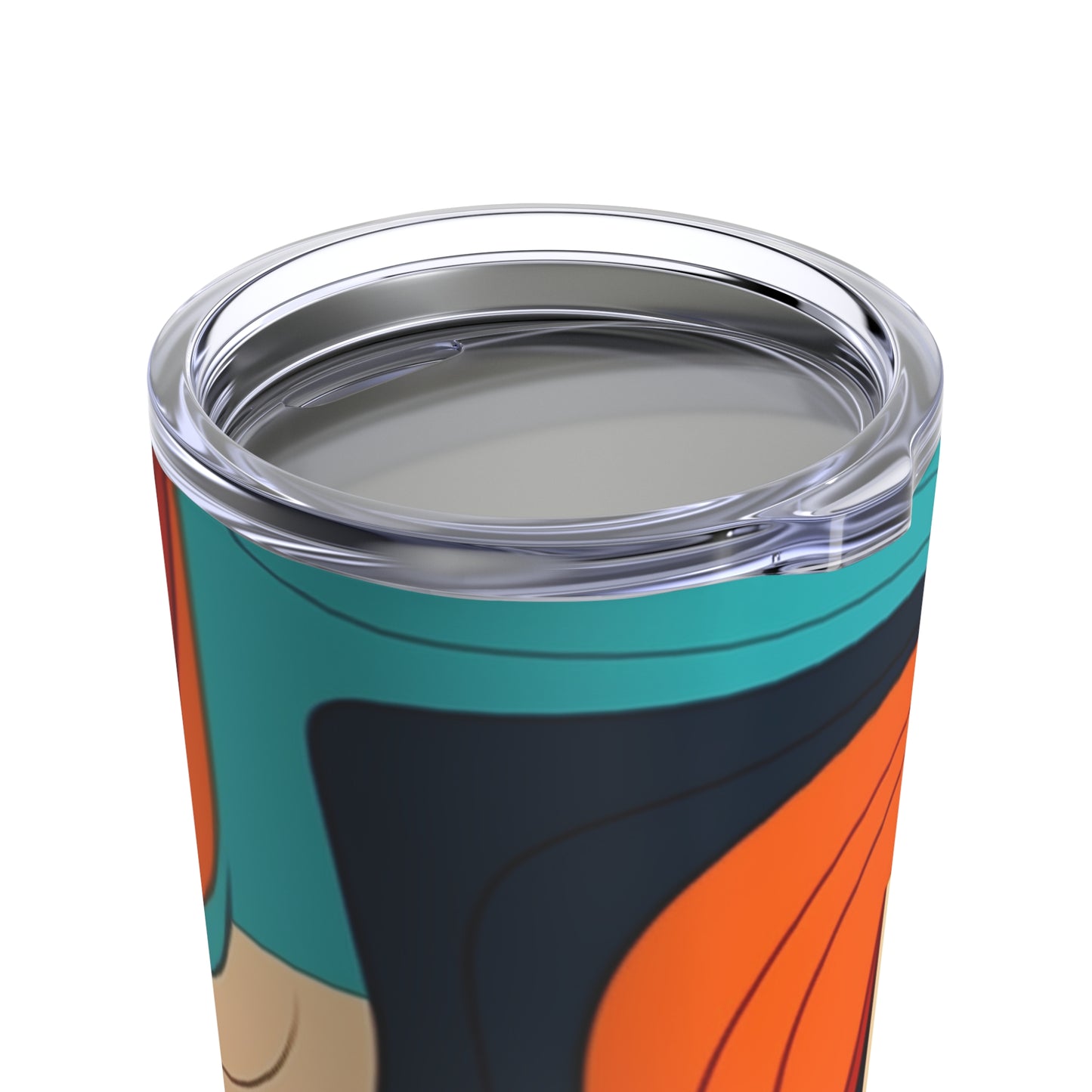 Midcentury Abstractions: Abstract-Inspired Tumbler for Atomic Age Design