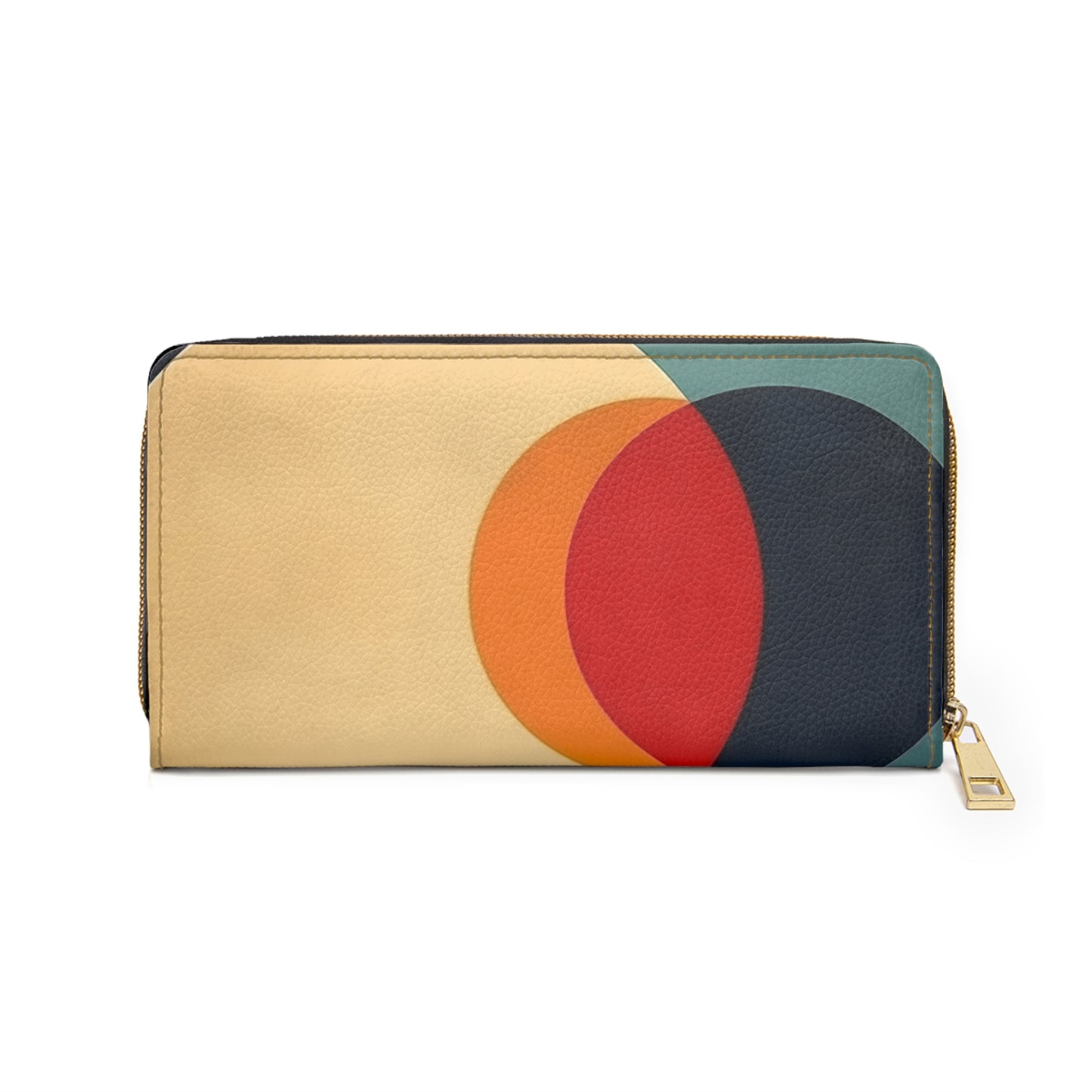 Geometric Midcentury Modern Zipper Wallet