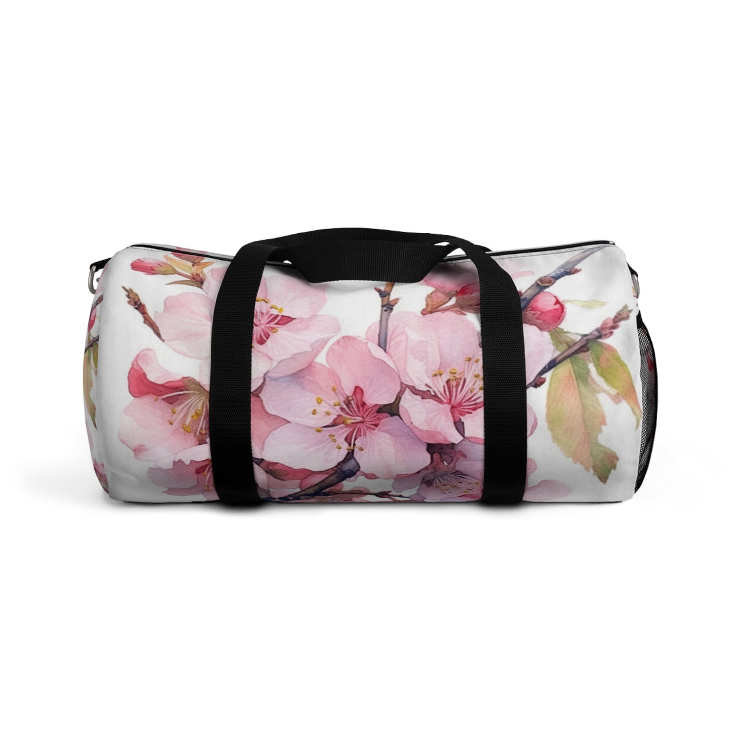 Whimsical Delight: Watercolor Cherry Blossom Tree Duffel Bag