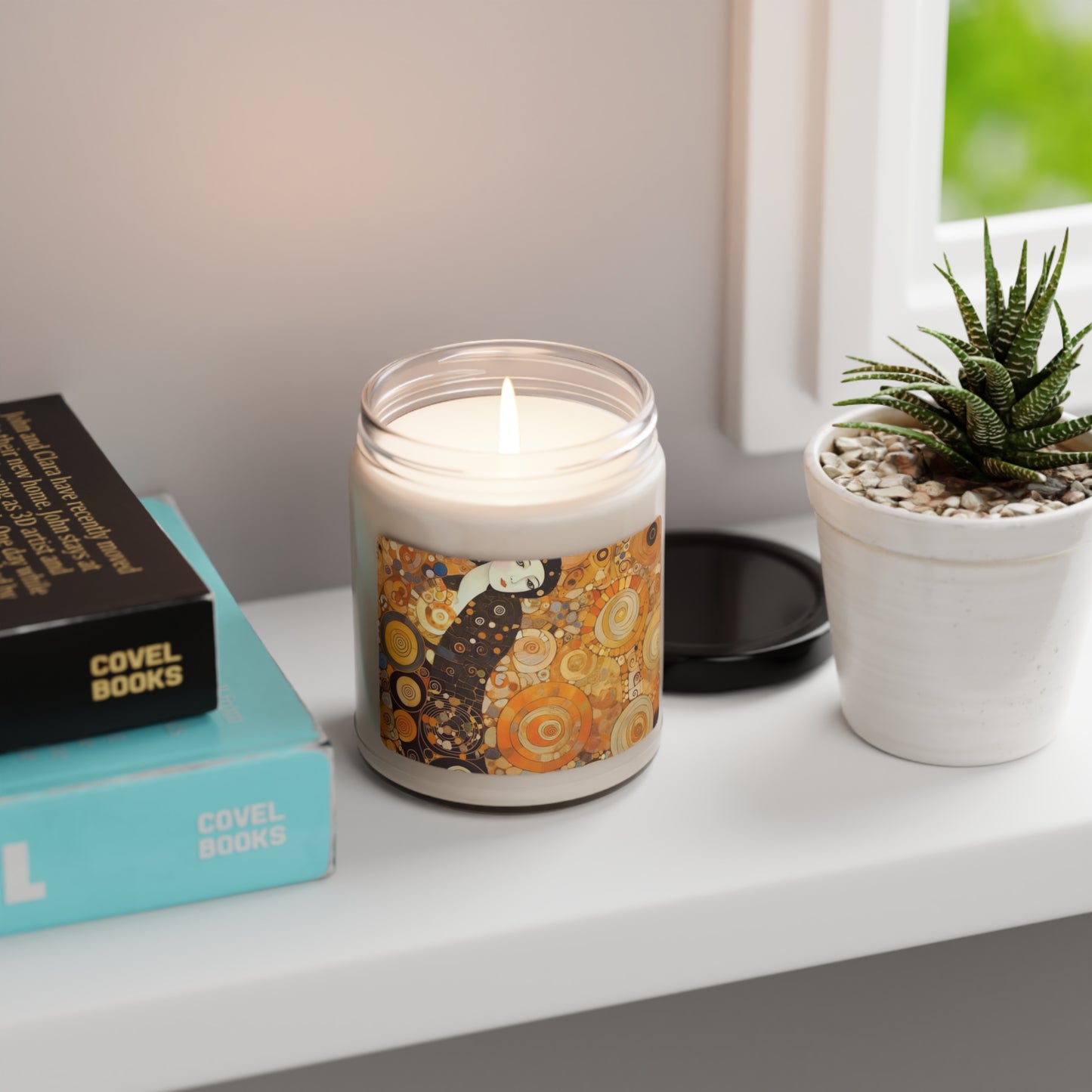Sensual Symmetry: Scented Soy Candle Embodying the Essence of Symbolism in 19th Century Art
