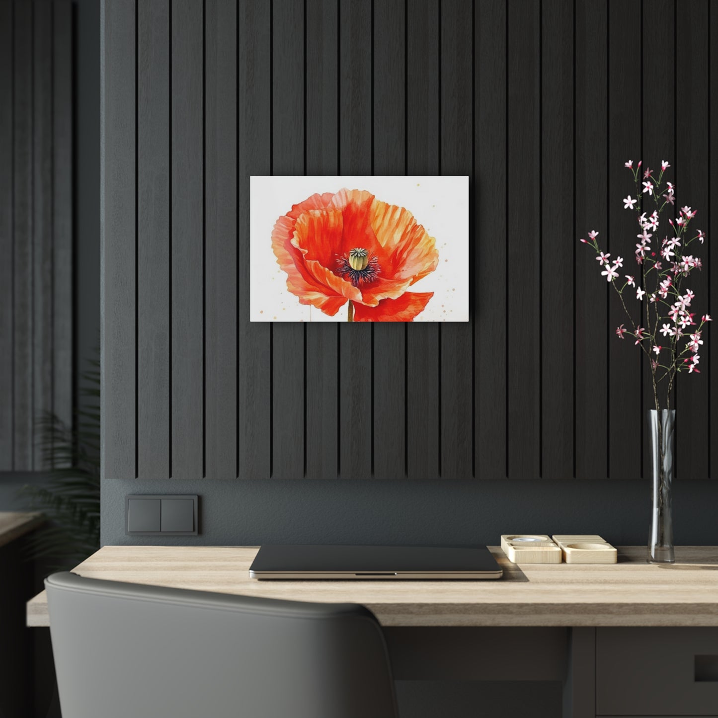 Watercolor Poppy Garden Acrylic Prints: Unleash the Beauty of Nature