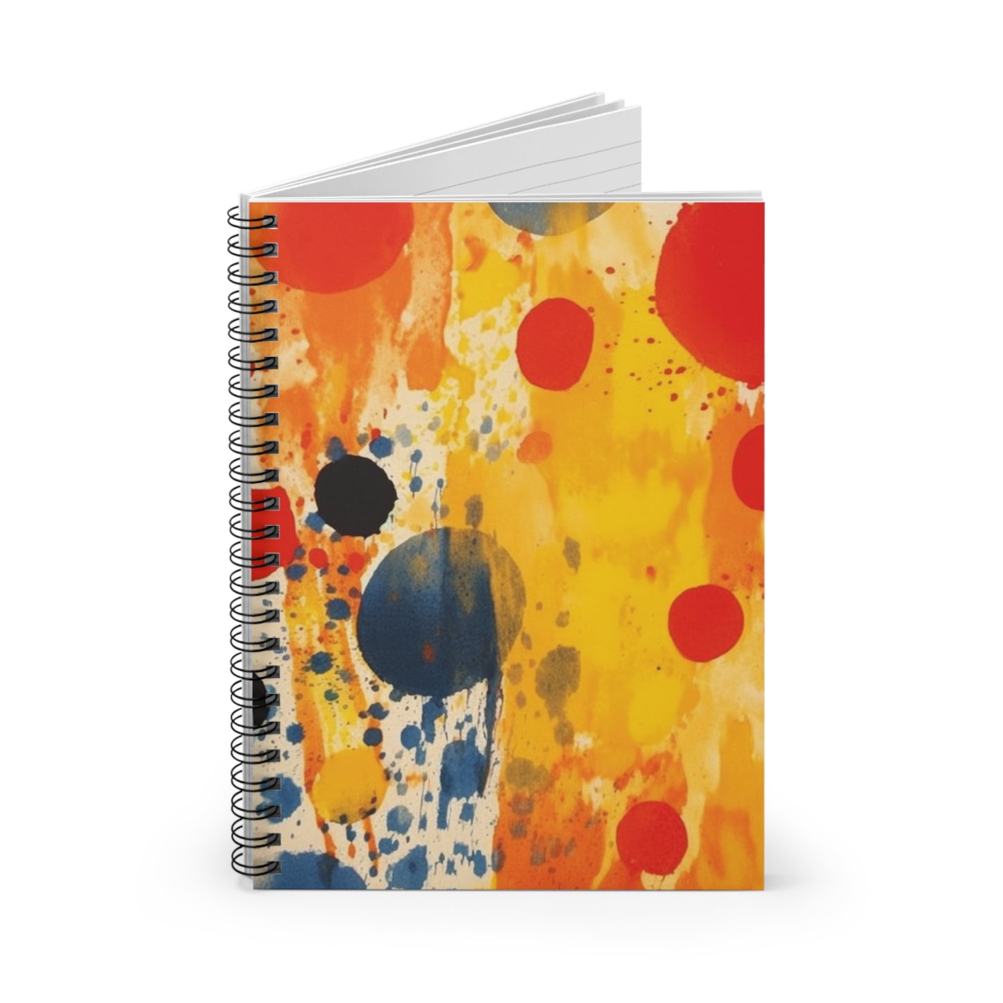Gutai Inspiration: Color Patch Spiral Notebook