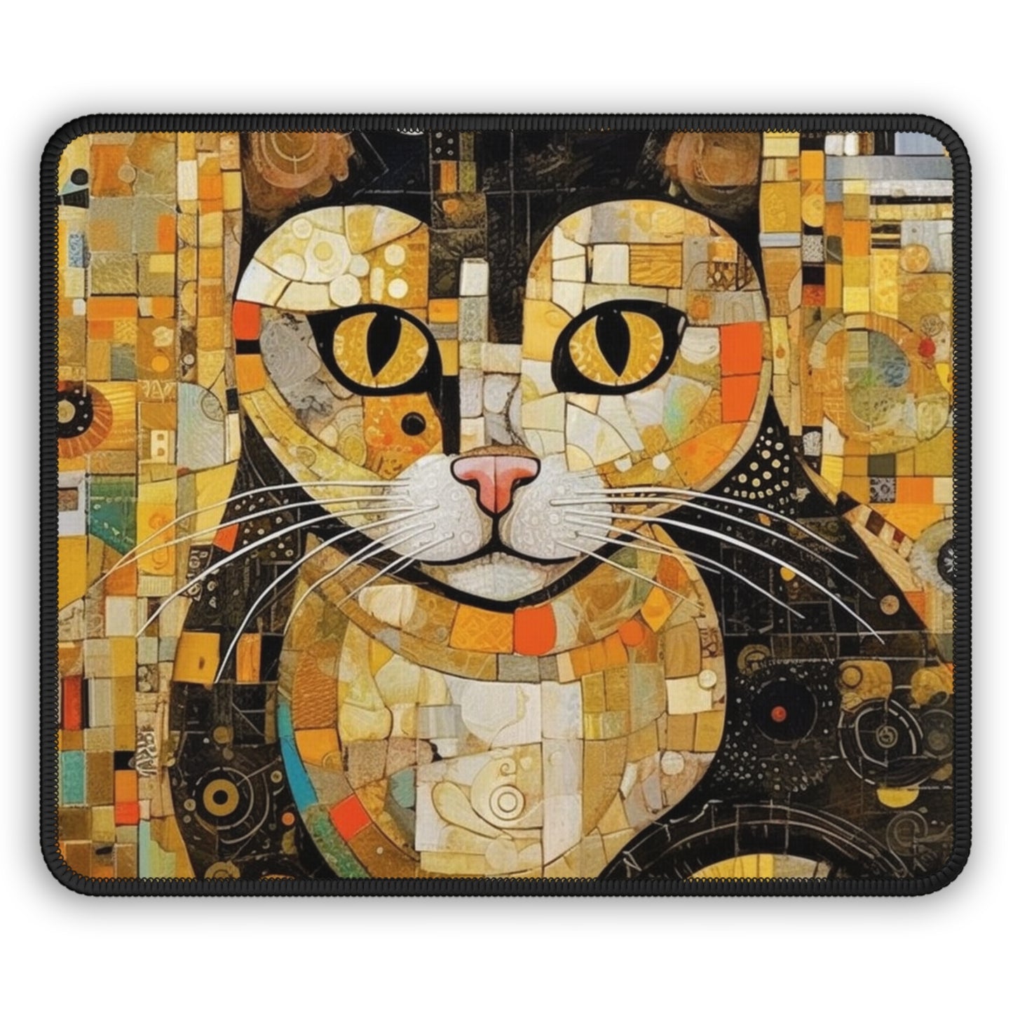 Modern Art Fusion: Vienna Secession Gaming Mouse Pad