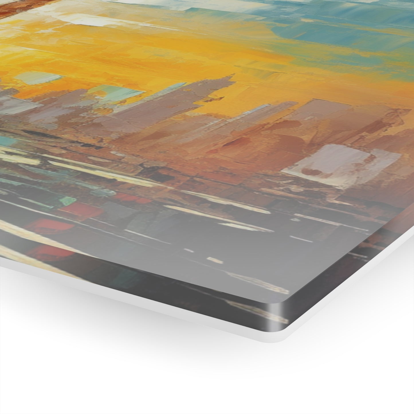 Abstract Paris Acrylic Prints: Exploring the City of Light with Brush Strokes
