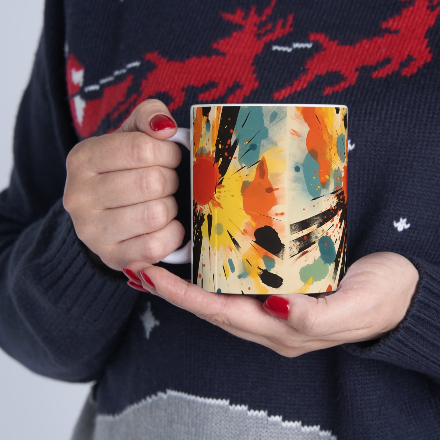 Cosmic Burst Ceramic Mug