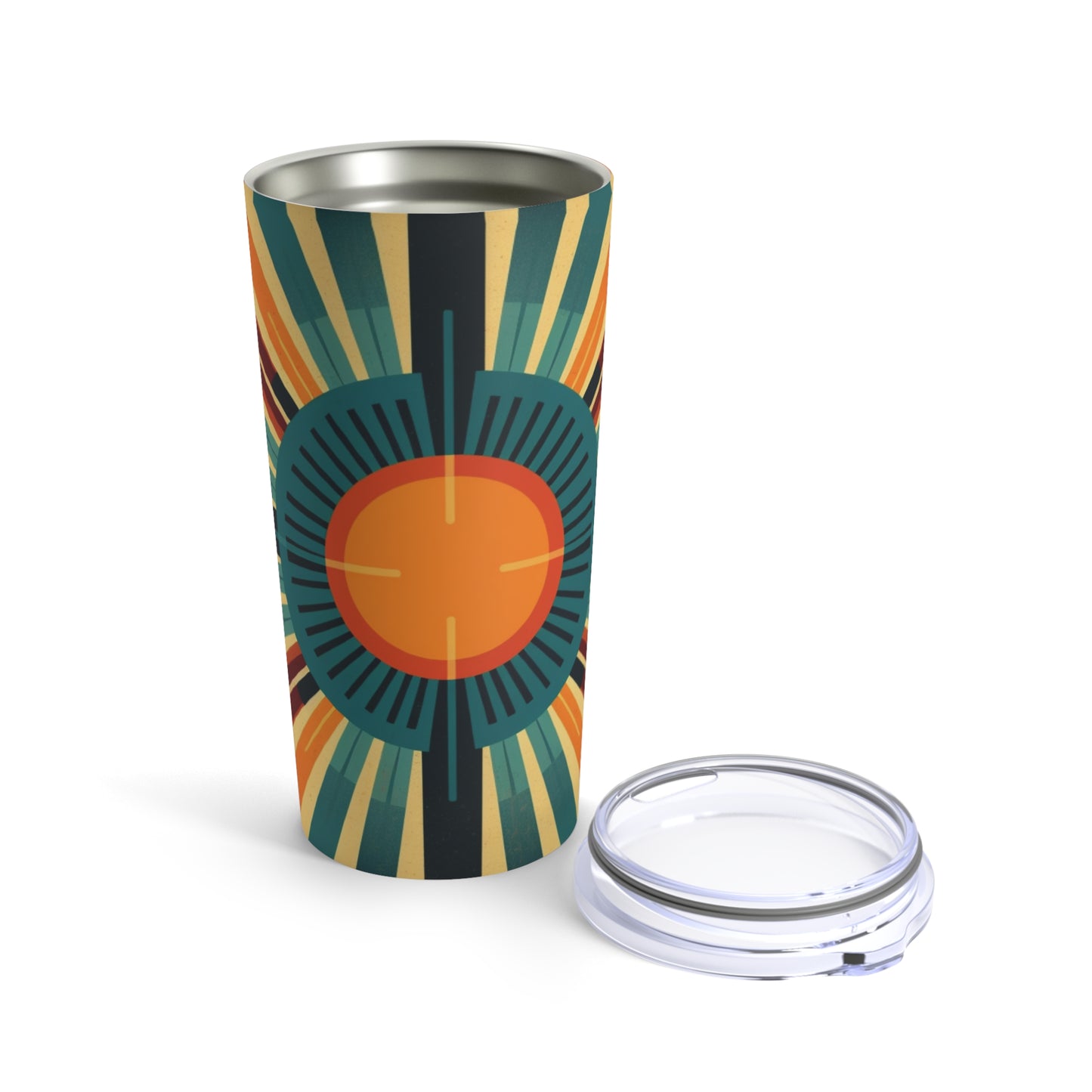 Vintage Radiance: Midcentury Modern Sun Tumbler