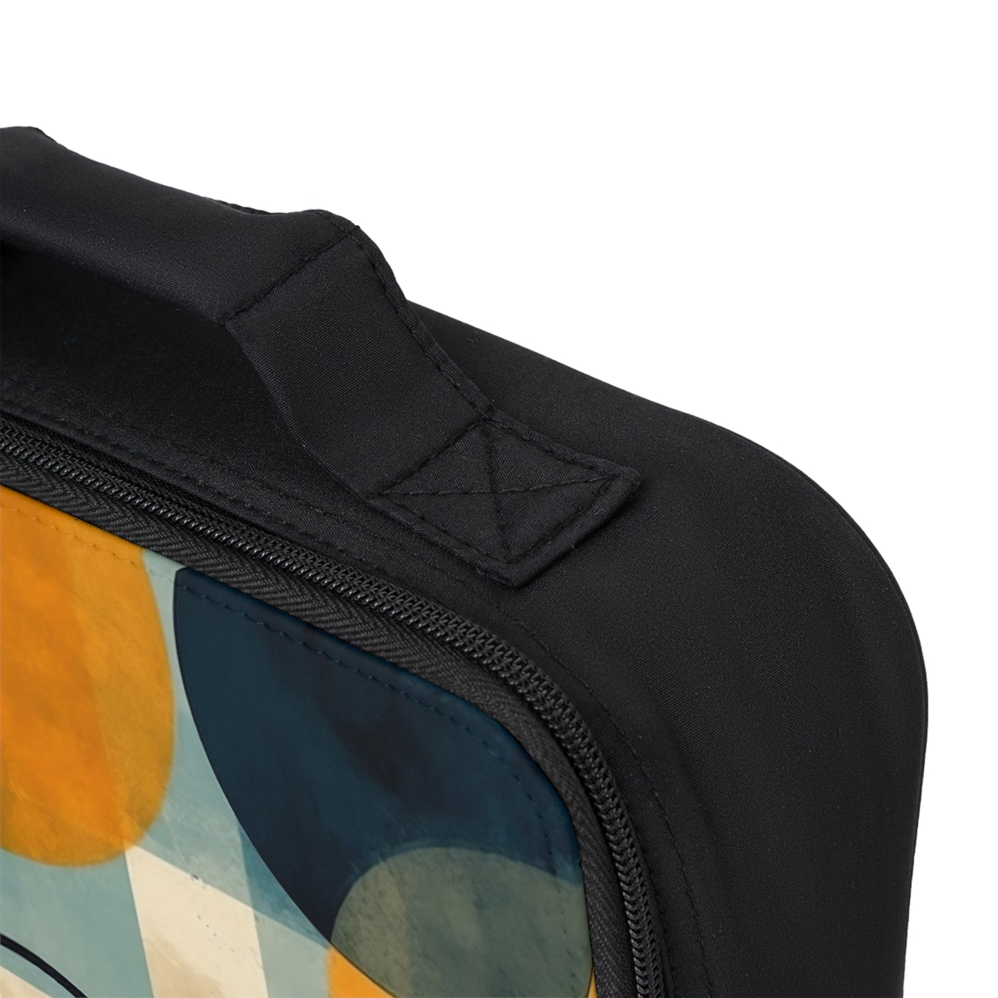 Geometric Gems: Lunch Bag Inspired by Abstract Geometric Art