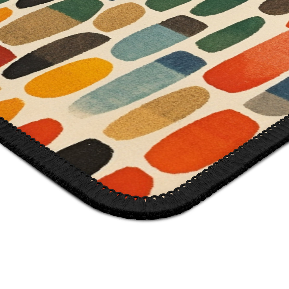 Primary Abstraction: Colored Shapes Gaming Mouse Pad Inspired by Ellsworth Kelly