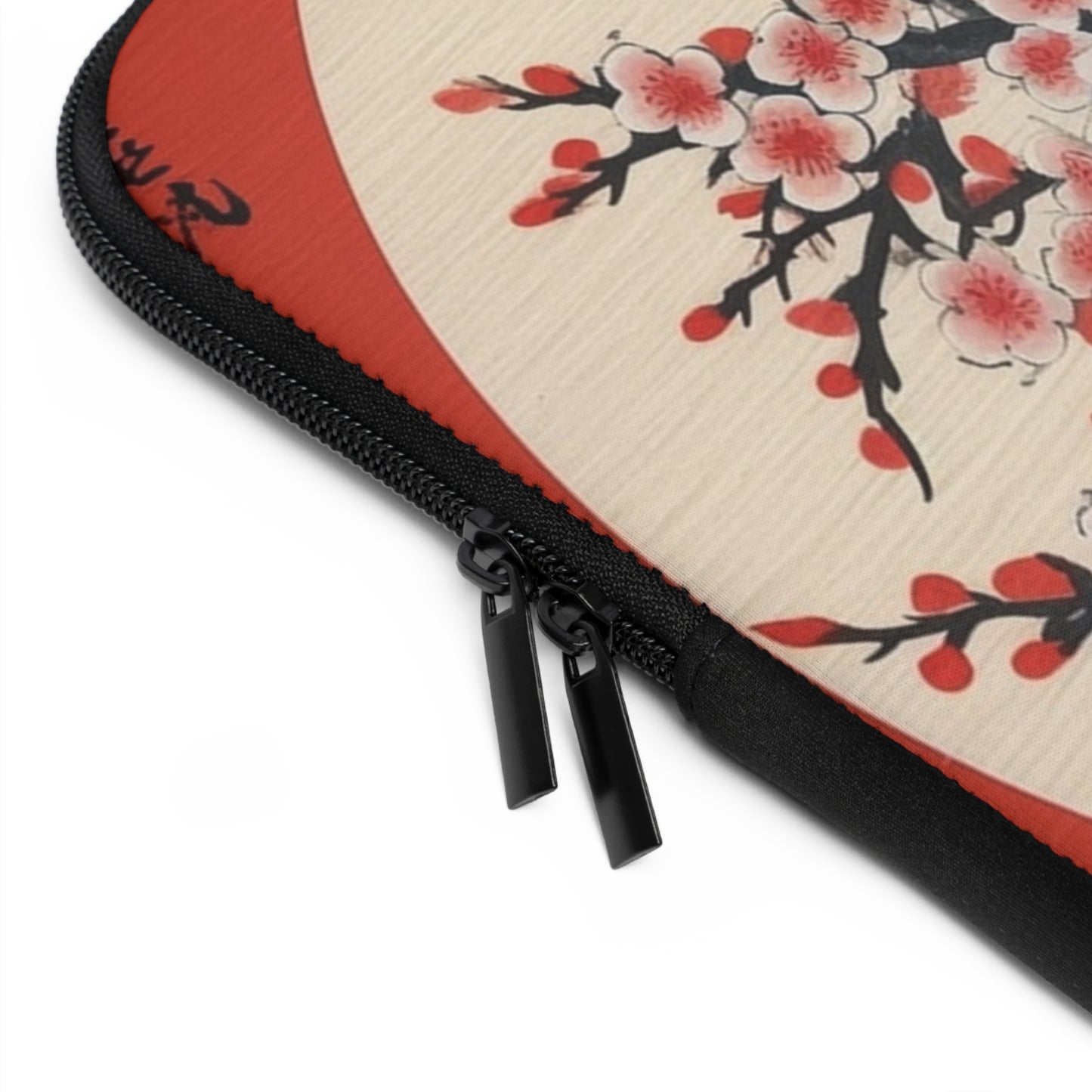 Enchanting Petal Symphony: Laptop Sleeve Celebrating Cherry Blossom Tree Drawings