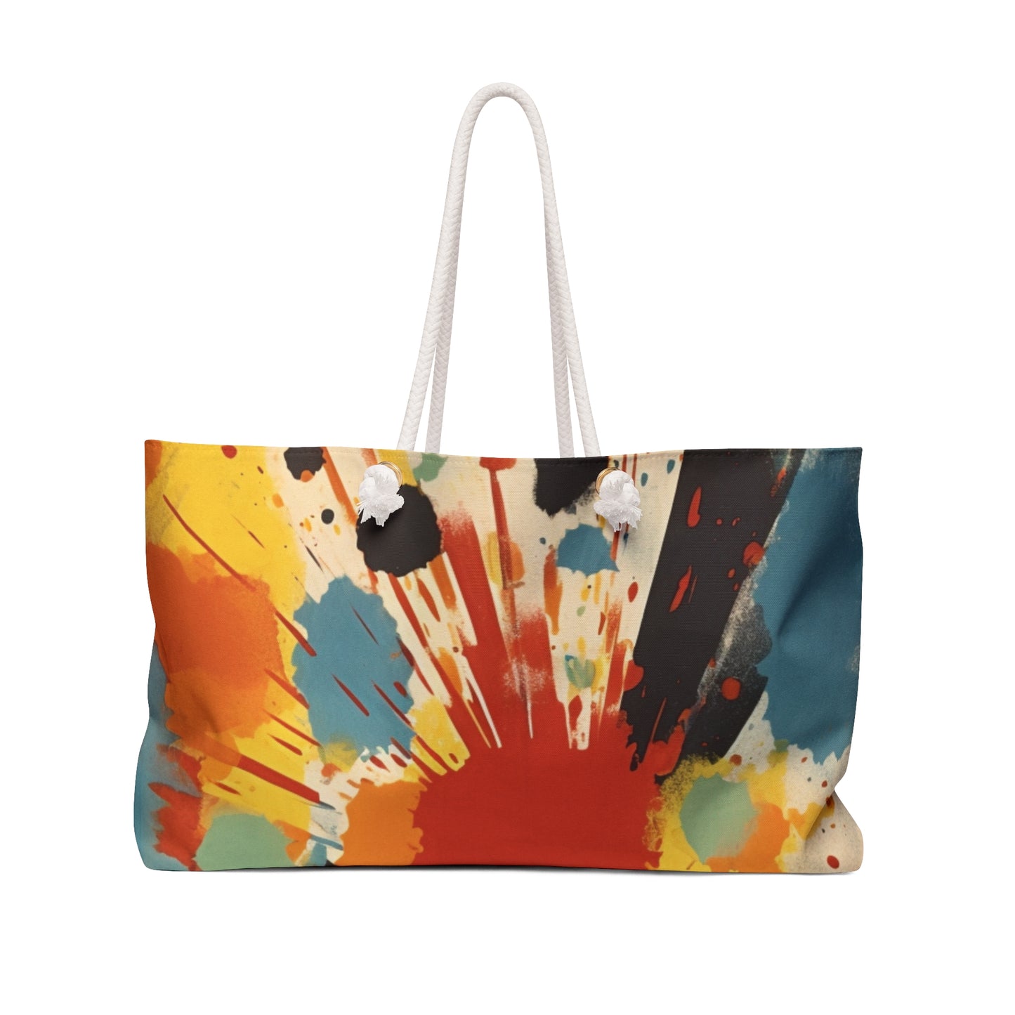 Artistic Shapes and Colors Weekender Tote