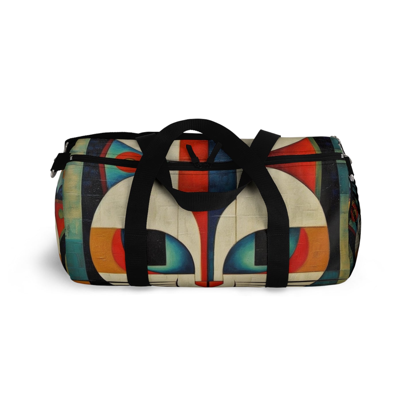 Artistic Vintage Vibes: Picasso-Inspired Midcentury Modern Duffel Bag for Retro Fashion