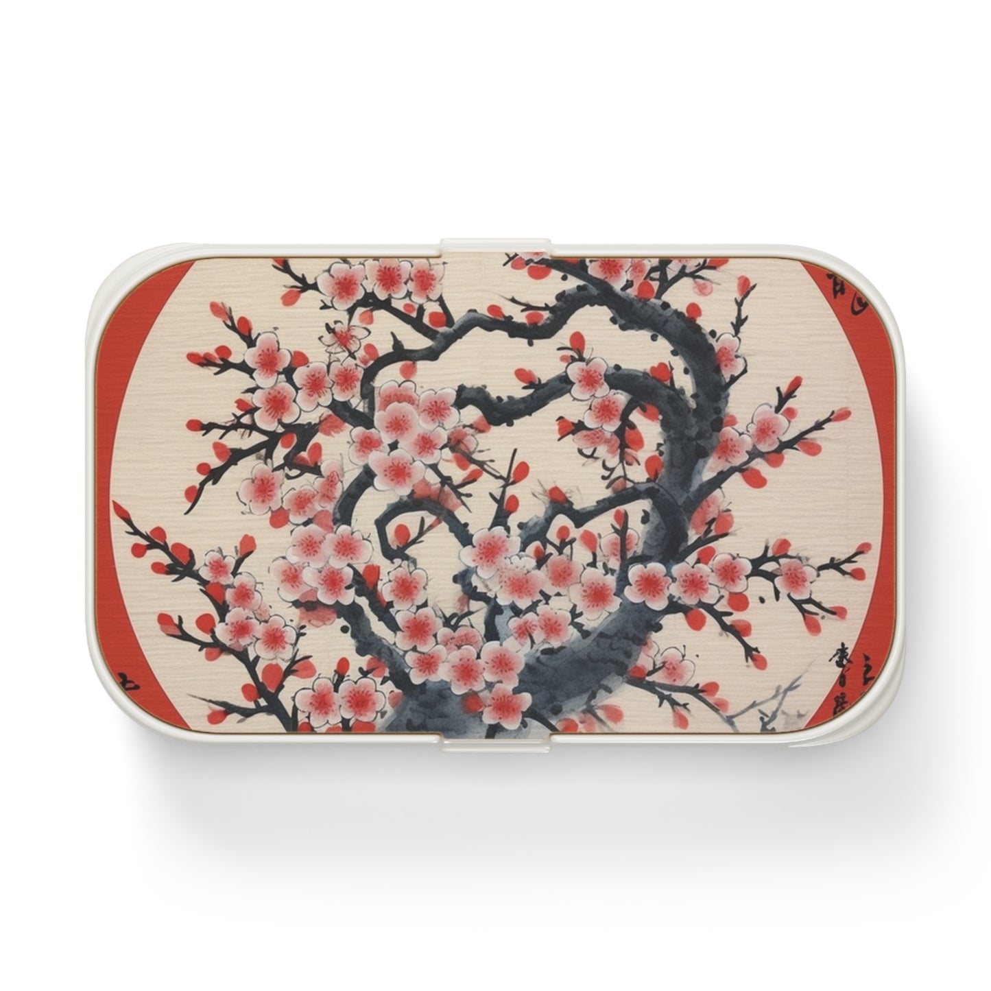 Enchanting Petal Symphony: Bento Box Celebrating Cherry Blossom Tree Drawings