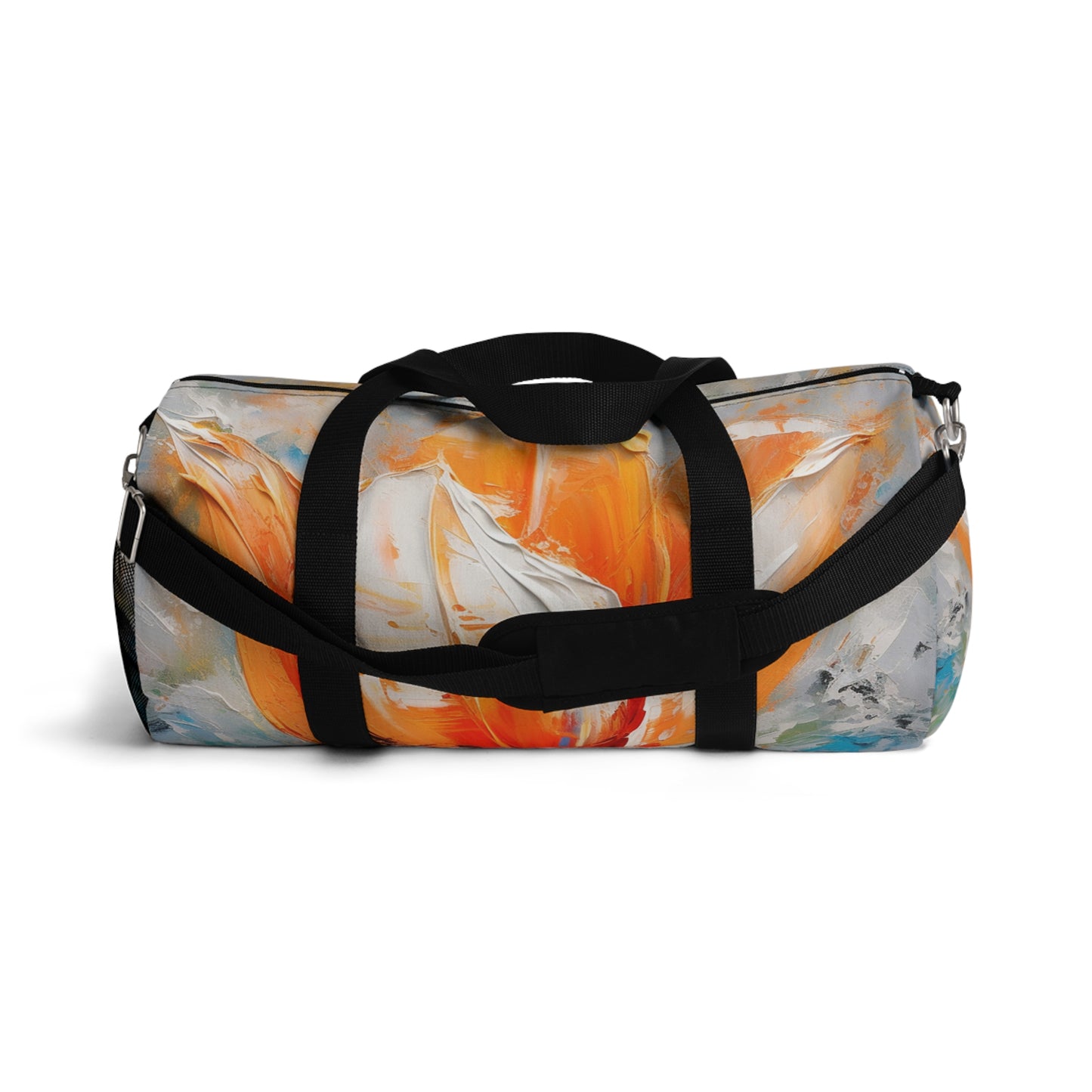 Duffel Bag with Vibrant Orange Tulip: Embrace the Beauty of Nature