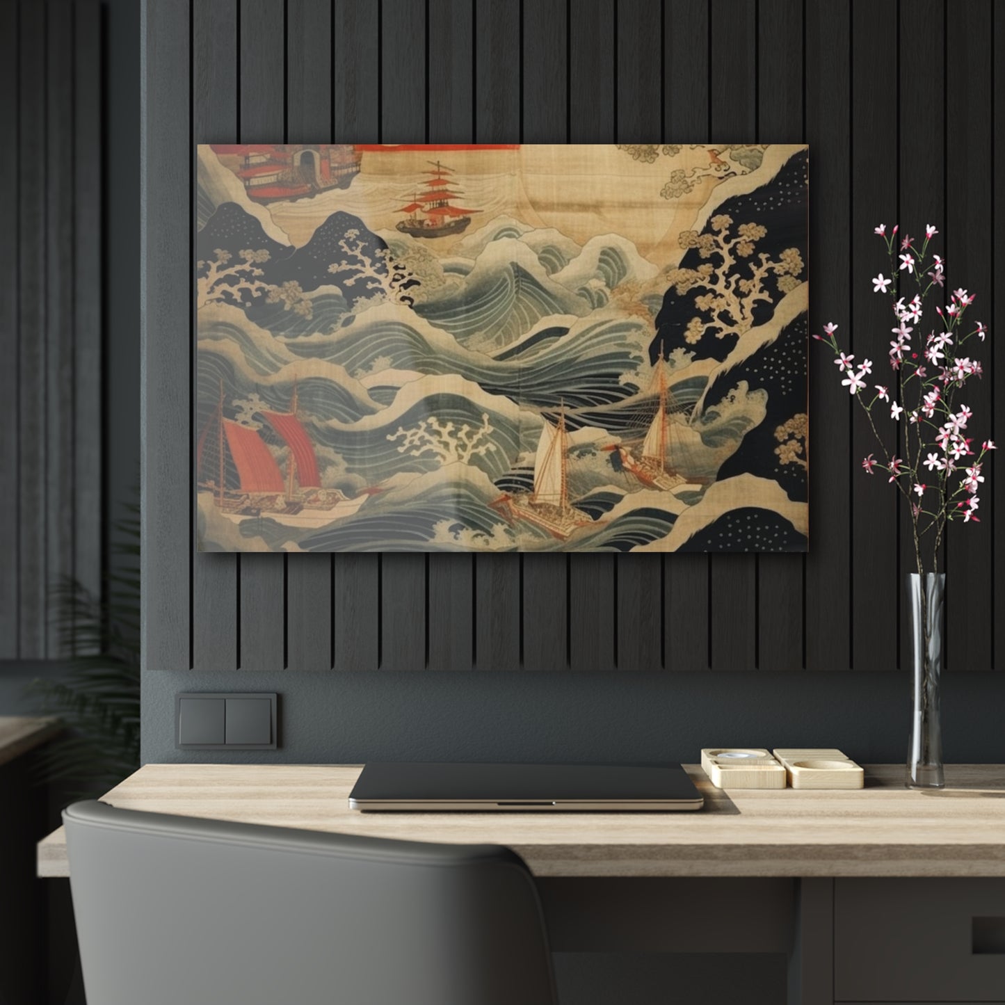 Artistic Fusion - Japanese Tapestry Meets the Perfect Acrylic Prints