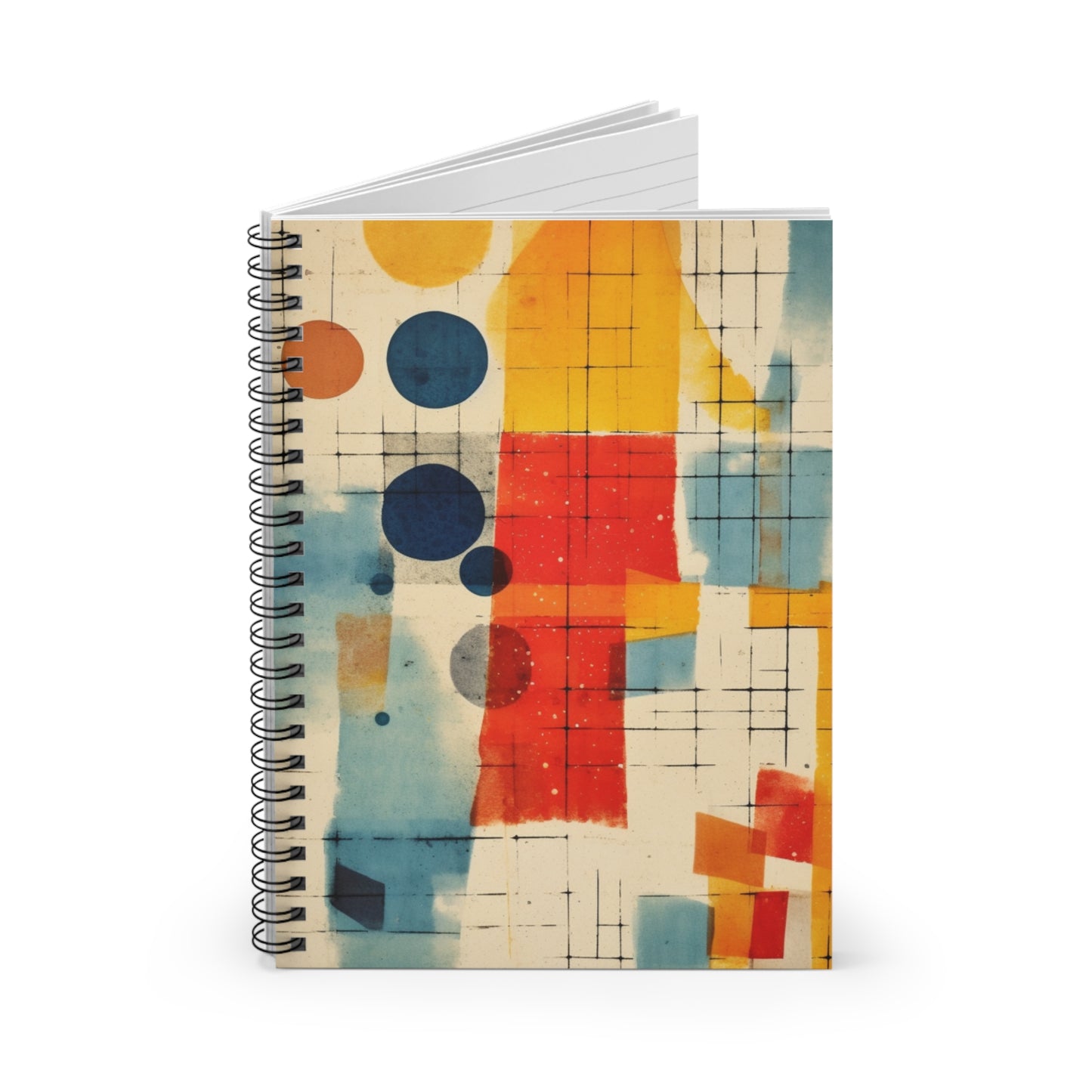 Vibrant Shapes: Abstract Painting Notebook