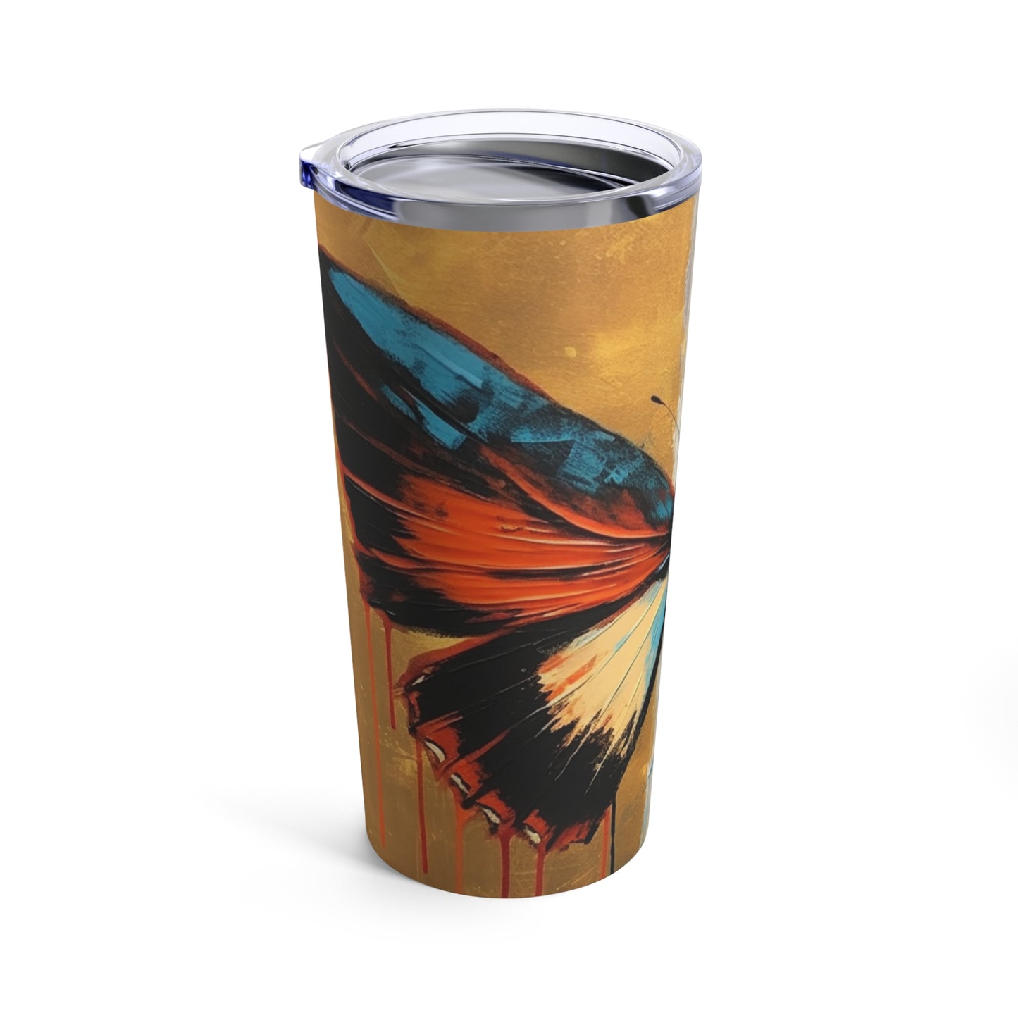 Tumbler with Bauhaus Butterfly: A Fusion of Art and Nature