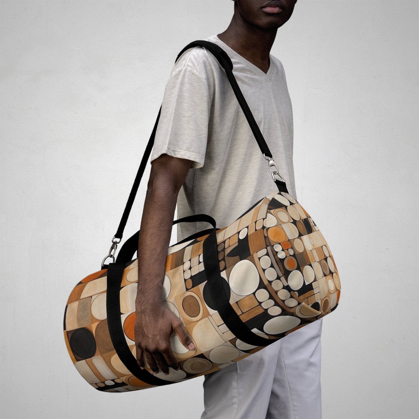 Geometric Simplicity Duffel Bag