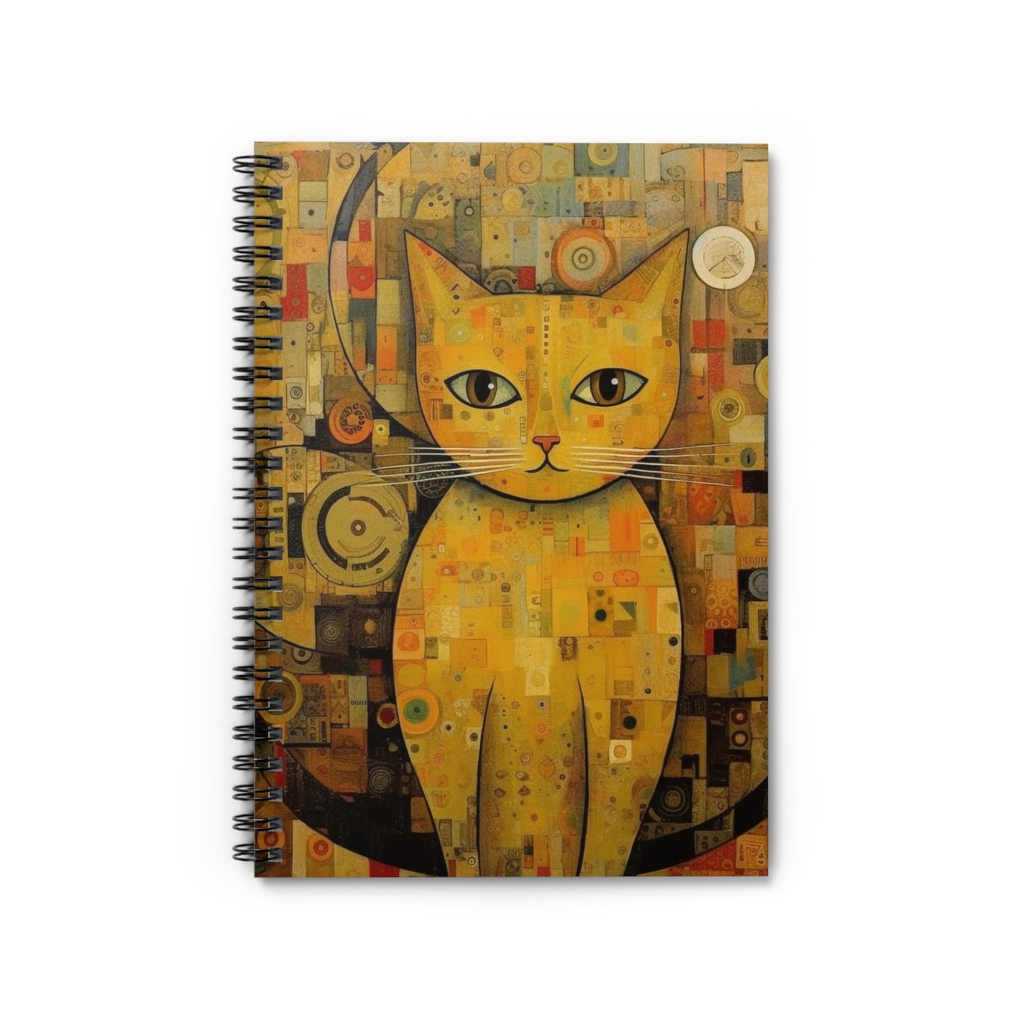 Expressions of Modernity: Klimt-Inspired Spiral Notebook