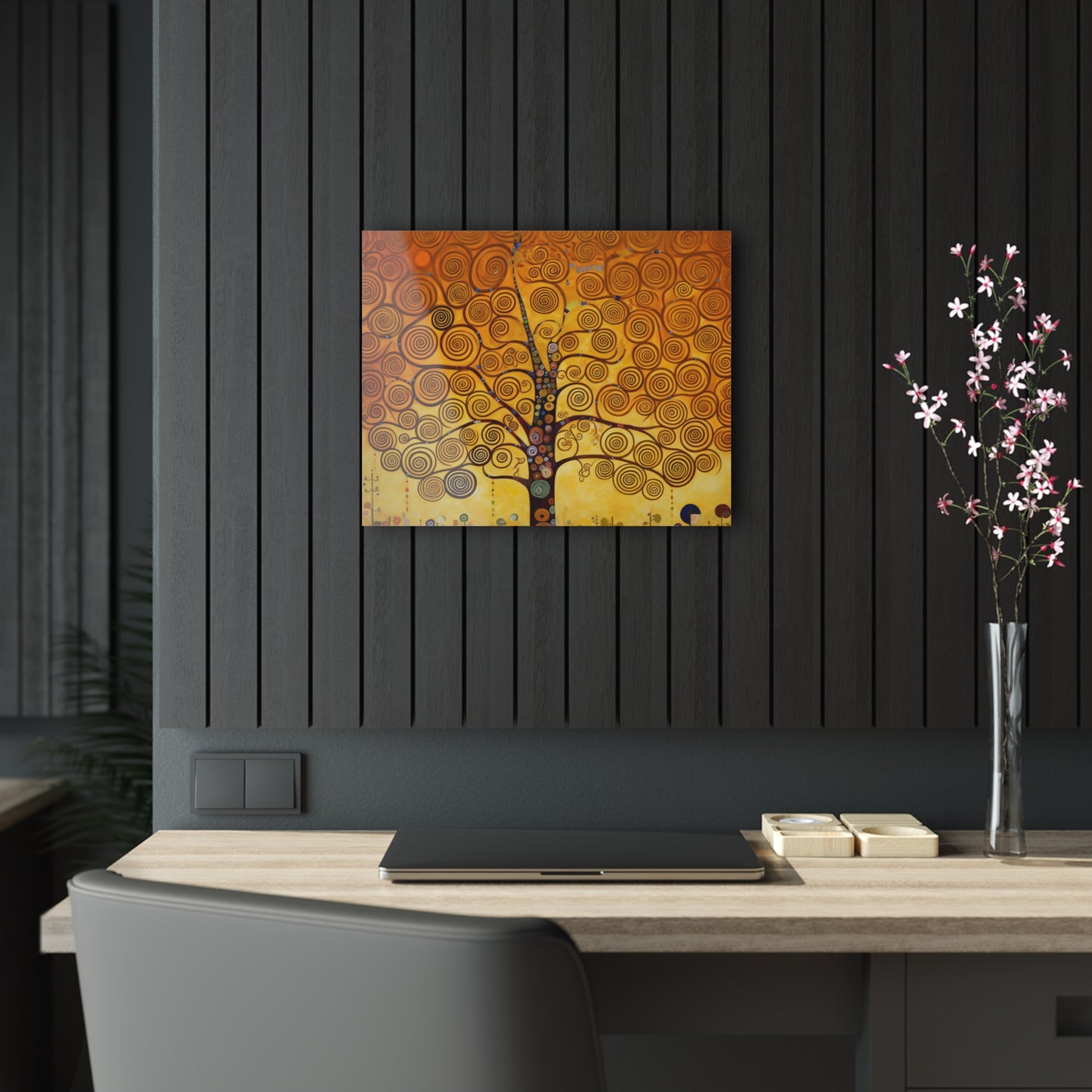 Symbolic Harmony: Gustav Klimt Tree of Life Acrylic Prints, Embrace Artistic Elegance