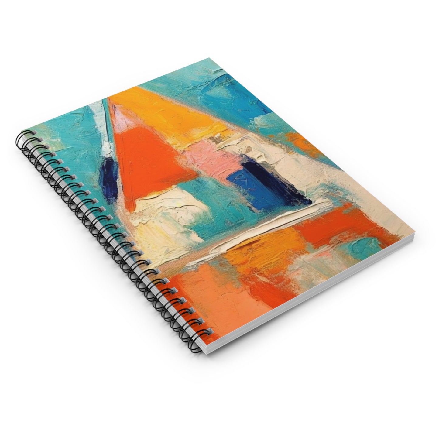 Colorful Canvas: Triangle Inspired Notebook