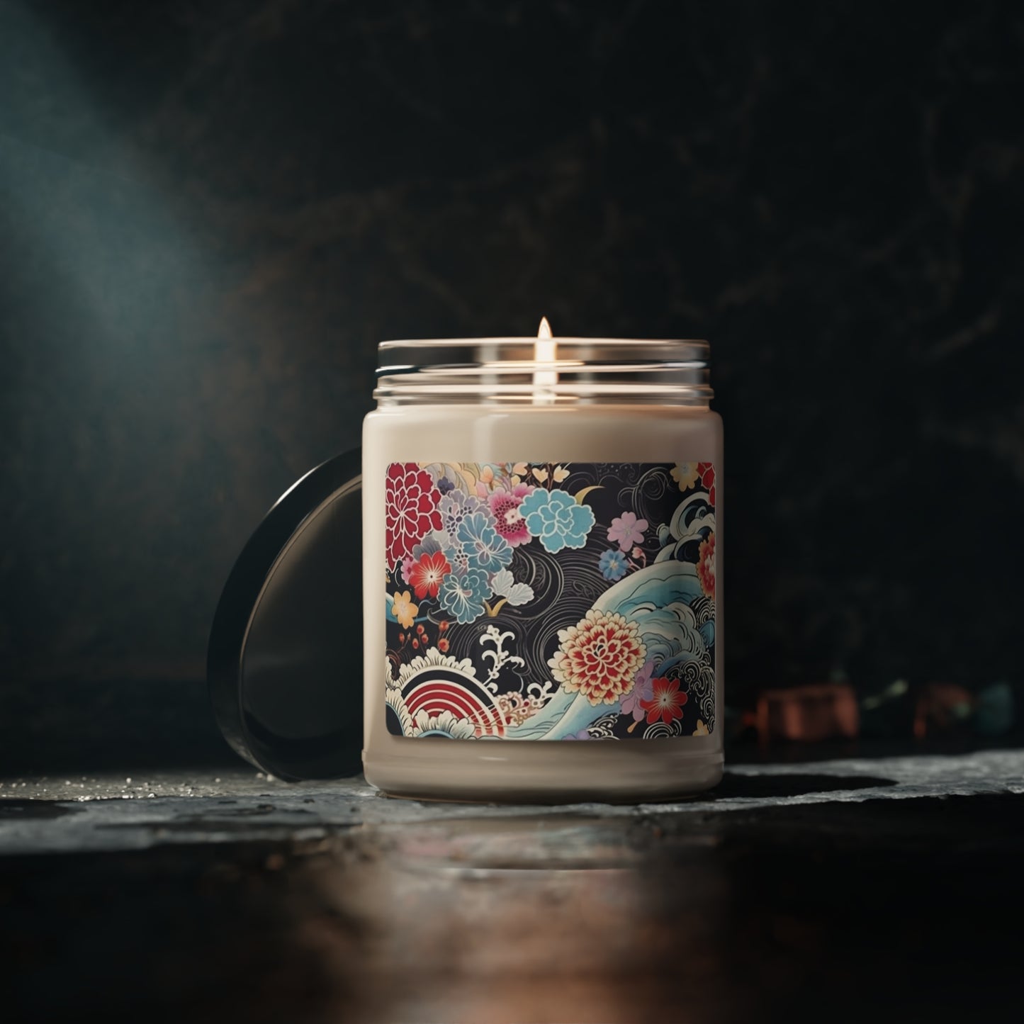 Authentic Japanese Kimono Scented Soy Candle: Embrace Tradition