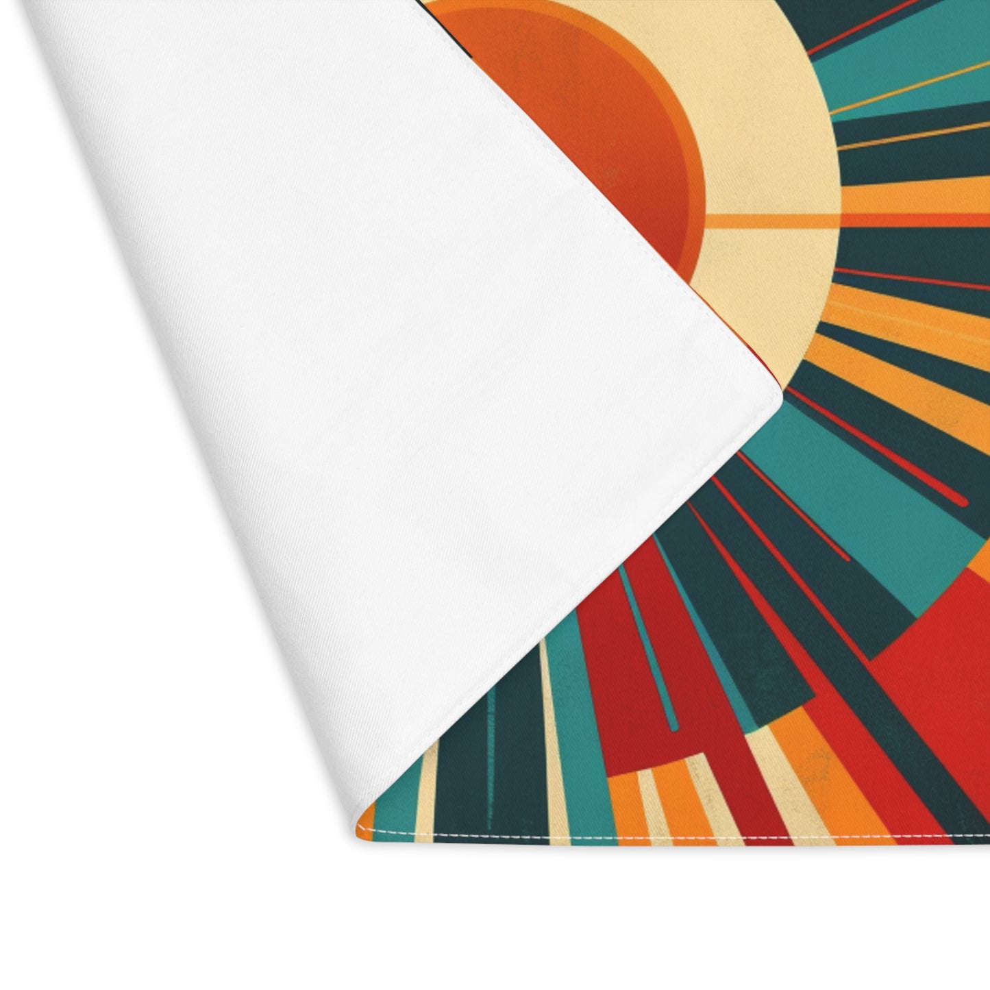 Minimalist Sunshine: Midcentury Modern Sun Placemat