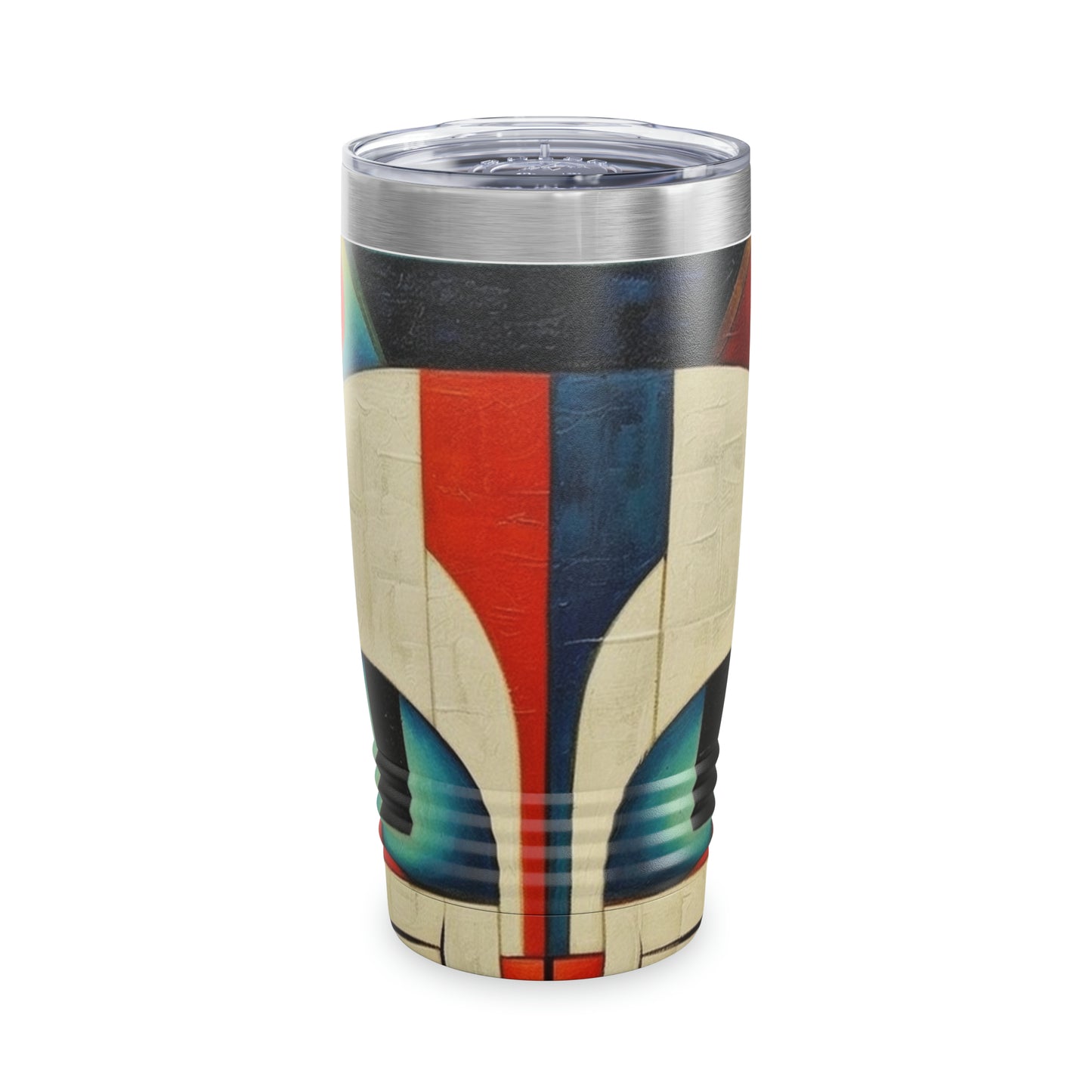 Artistic Vintage Vibes: Picasso-Inspired Midcentury Modern Ringneck Tumbler for Retro Fashion