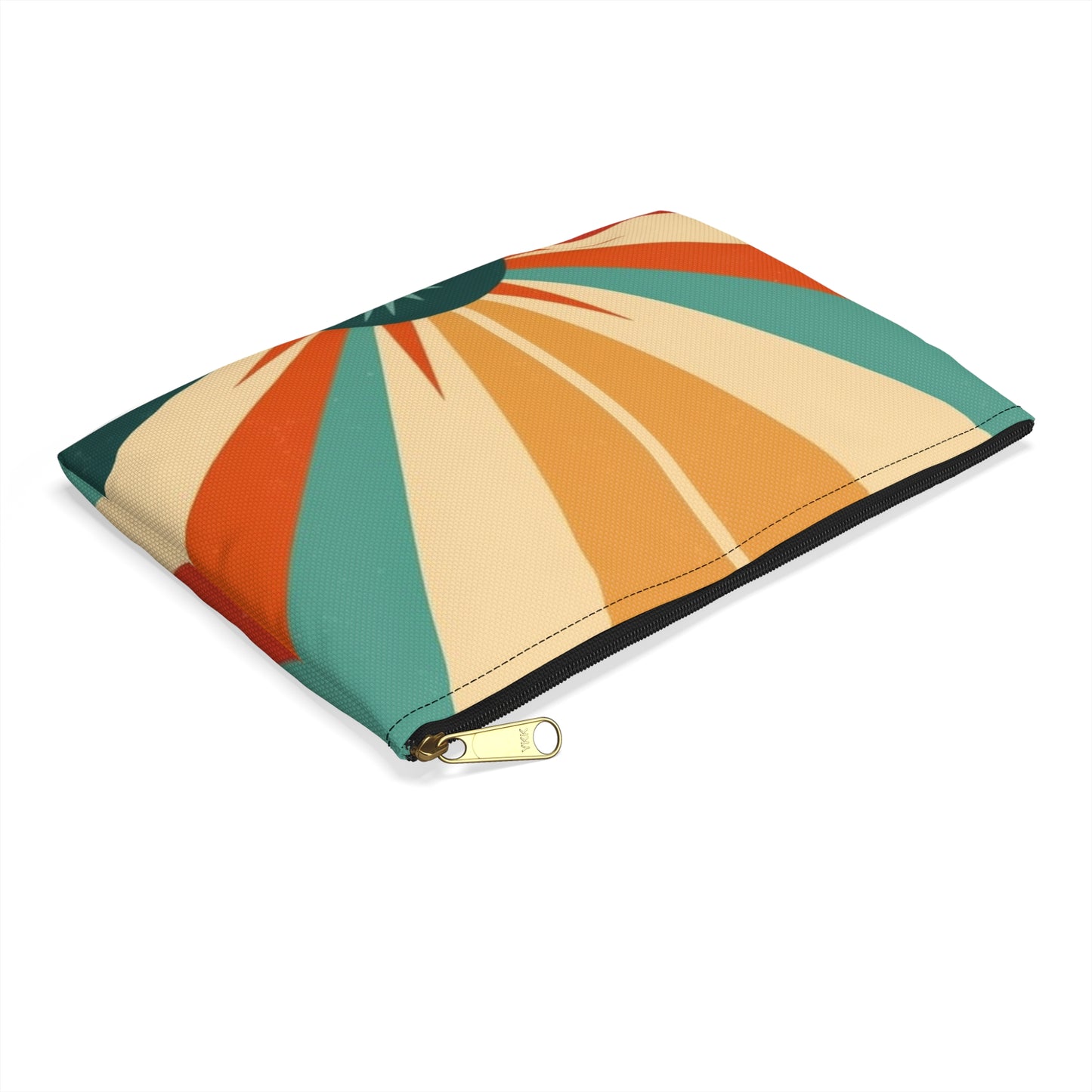 1960s Fashion Inspired Starburst Candy Colored Accessory Pouch
