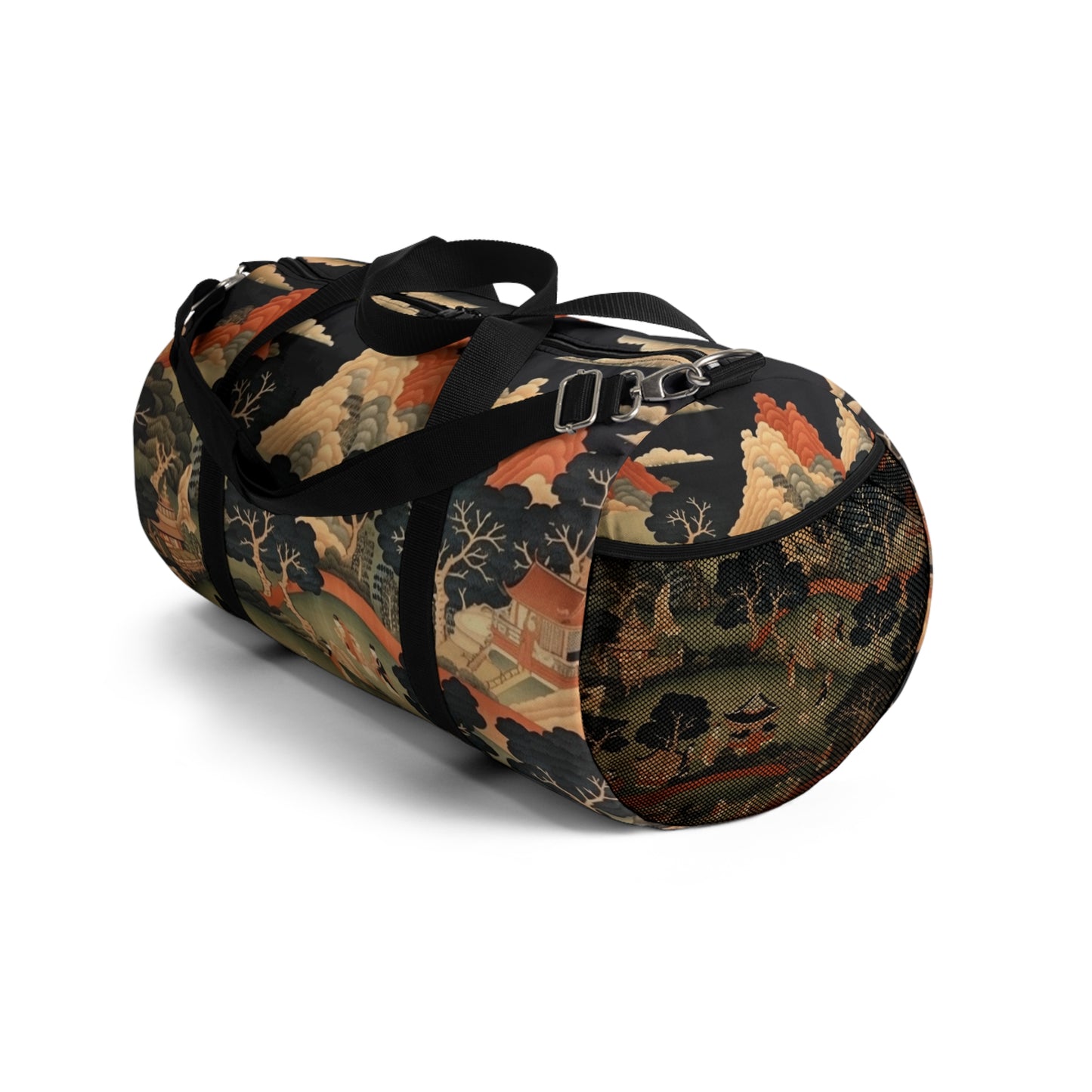 Tapestry Treasures: Japanese-inspired Duffel Bag for Art Lovers
