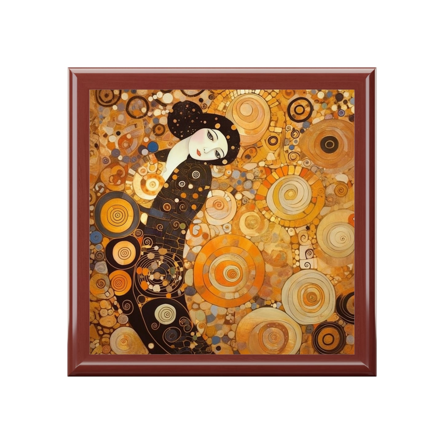 Sensual Symmetry: Jewelry Box Embodying the Essence of Symbolism in 19th Century Art