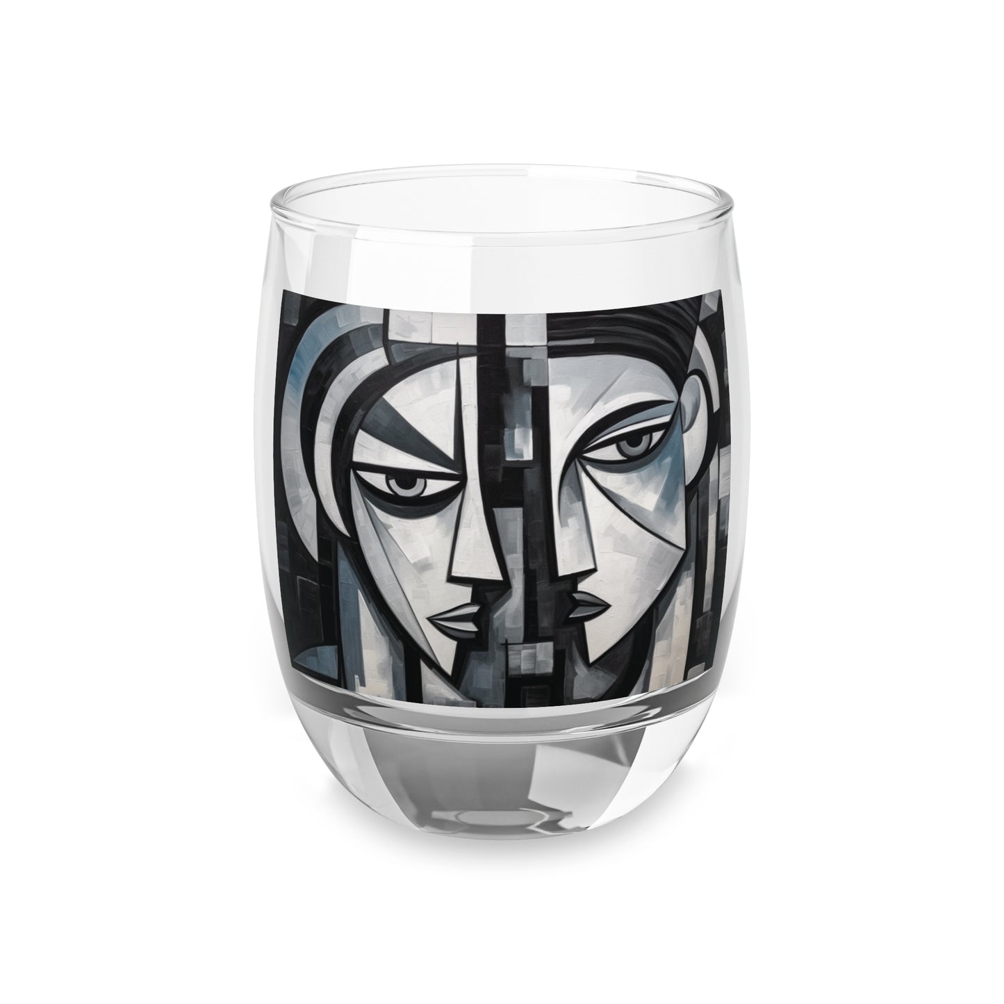 Cubist Paintings Whiskey Glass: Captivating Brush Strokes in Every Refreshing Drink