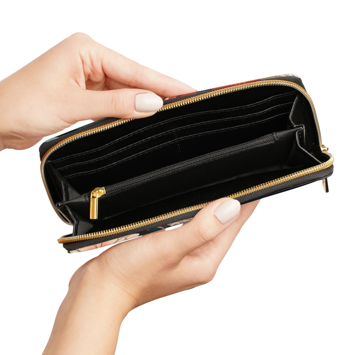 Elegant Kimono Zipper Wallet: Embrace Japanese Artistry