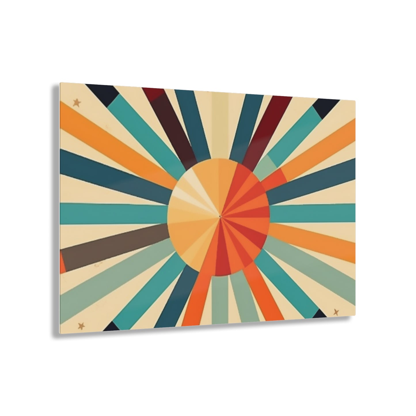 Artistic Abstractions: Starburst Acrylic Prints for Modern Abstract Art Lovers