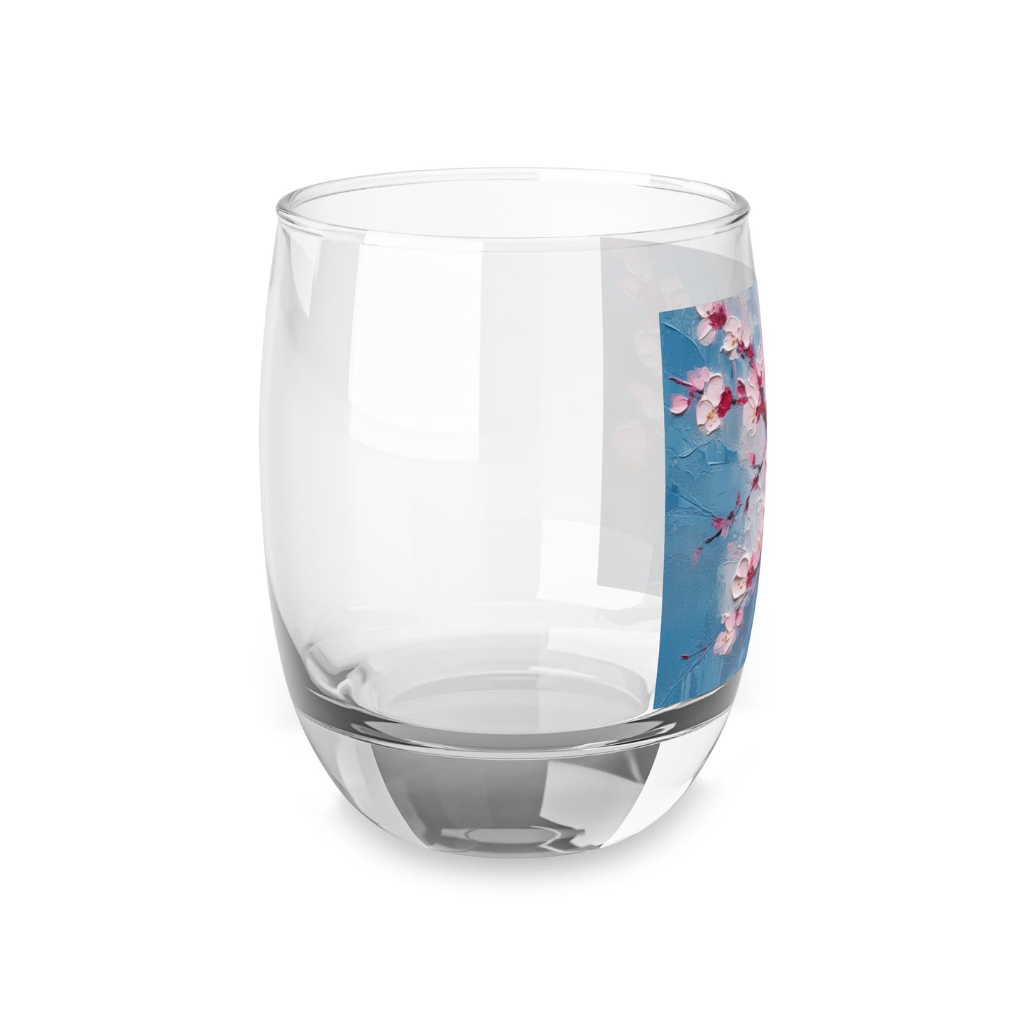 Tumbler with Abstract Cherry Blossom Drawing: Embrace the Serenity