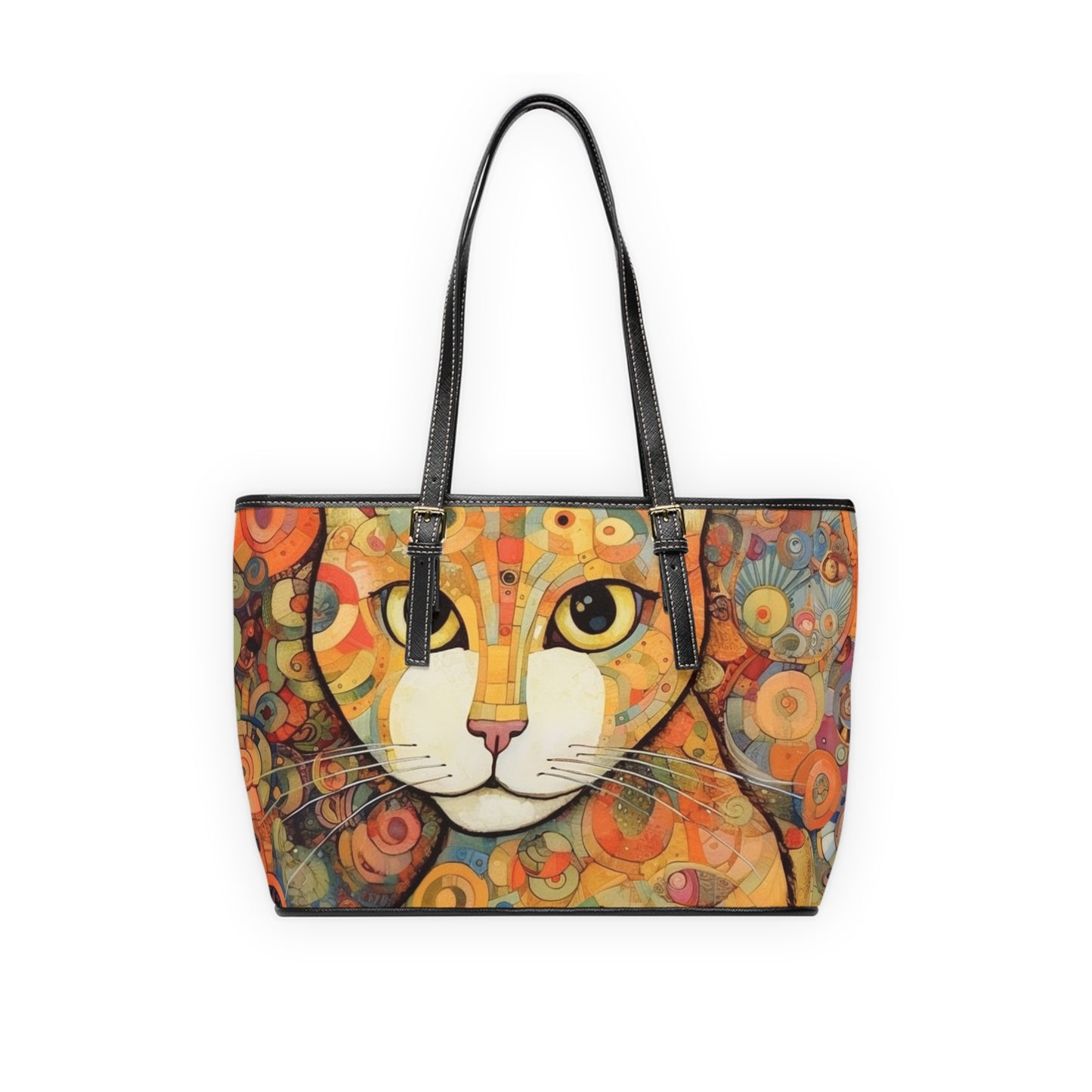 Art Nouveau Revival: Klimt-Inspired PU Leather Shoulder Bag