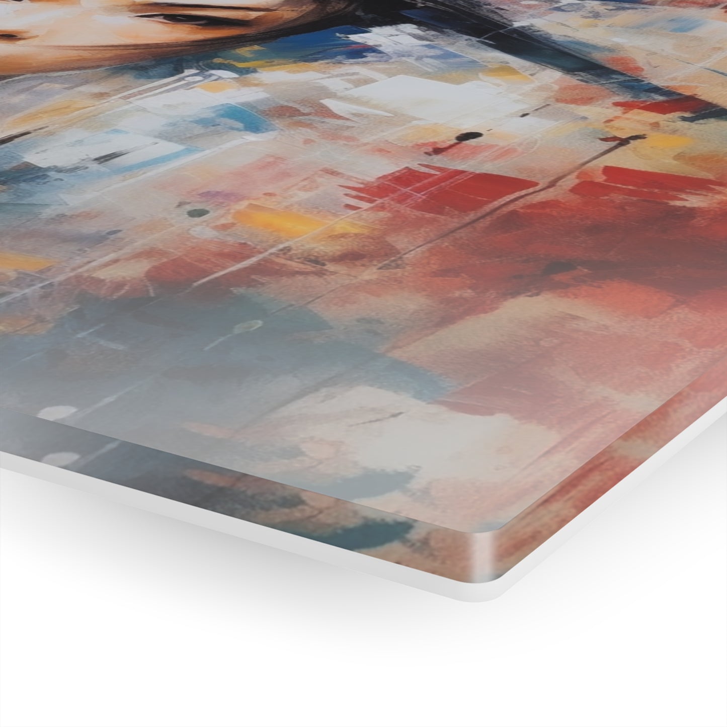 Abstract Geisha Art Acrylic Prints: Captivating Brushstrokes in a Japanese Aesthetic