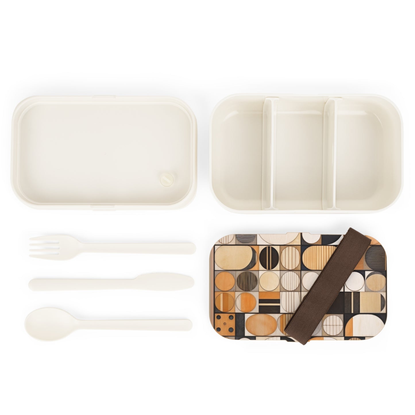 Organic Harmony: Circular Shapes Bento Box